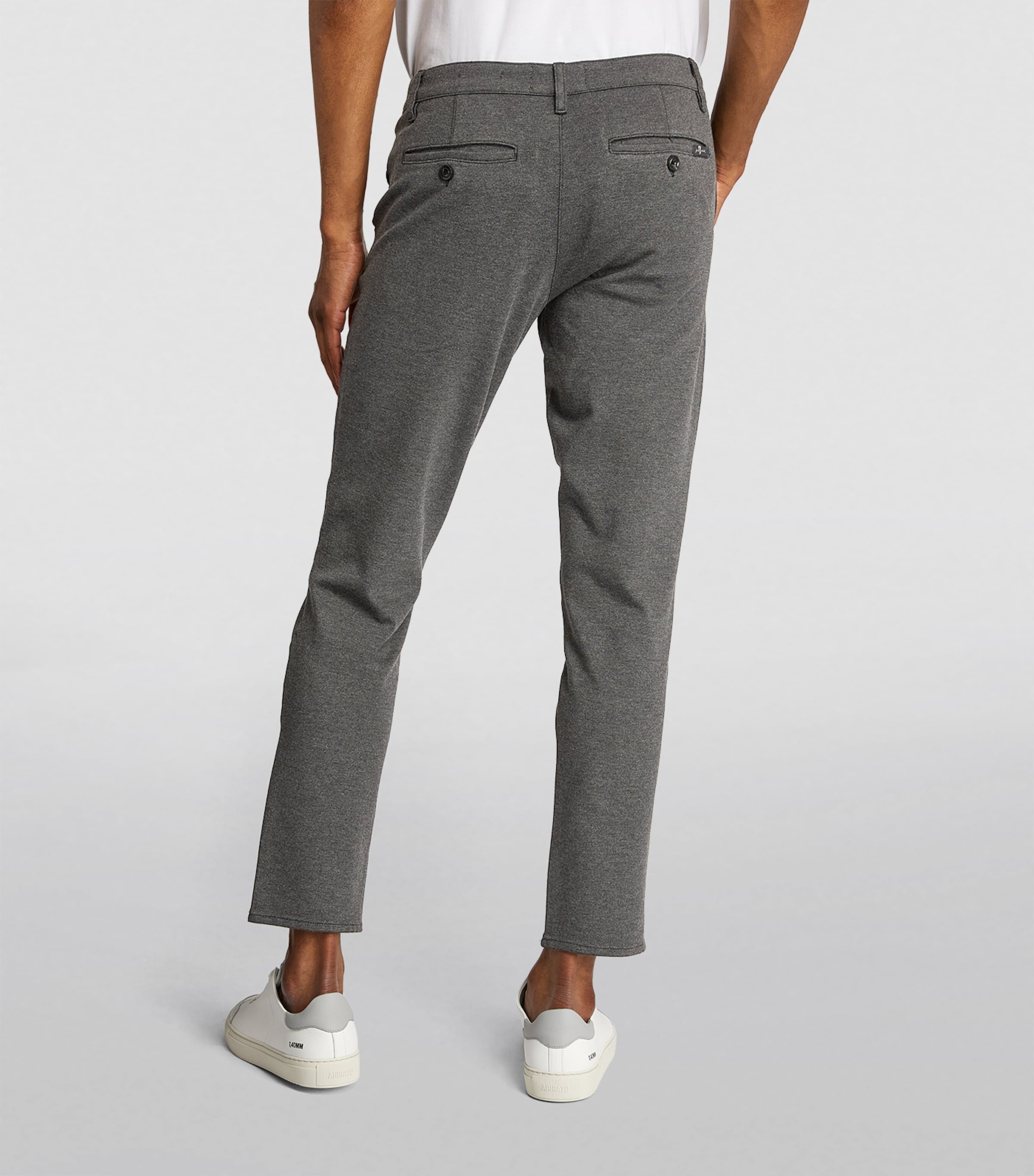 Double-Knit Travel Chinos GREY Image 4