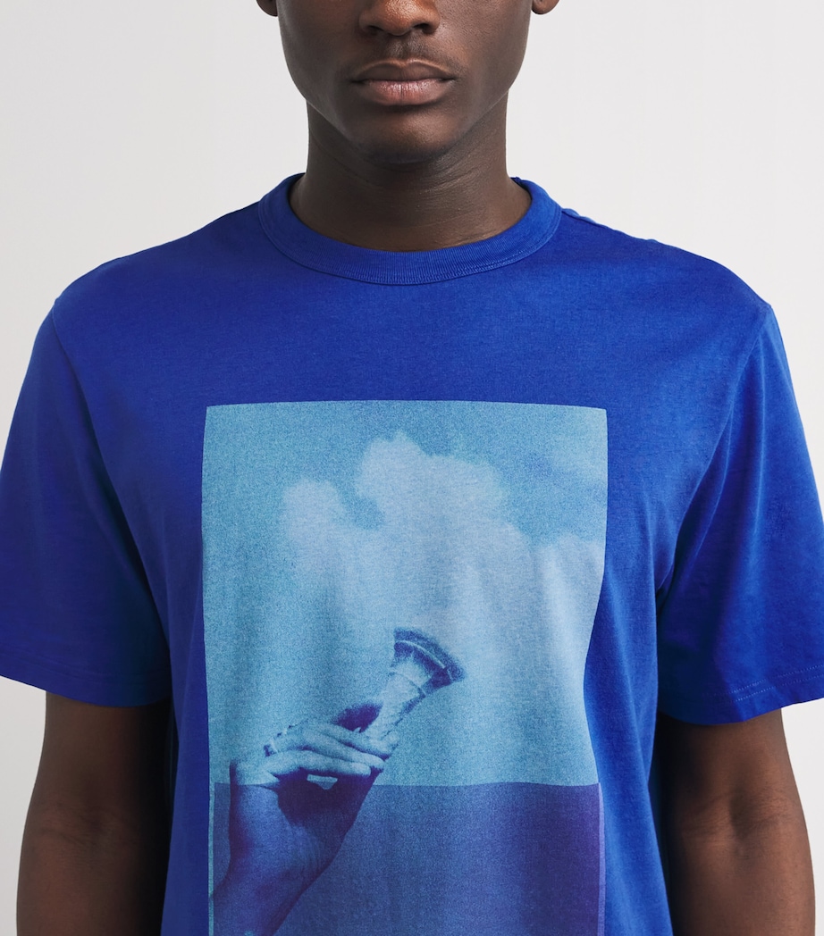 Barbour Mens x Paul Smith Ice Cream Scoop T-Shirt Image 3
