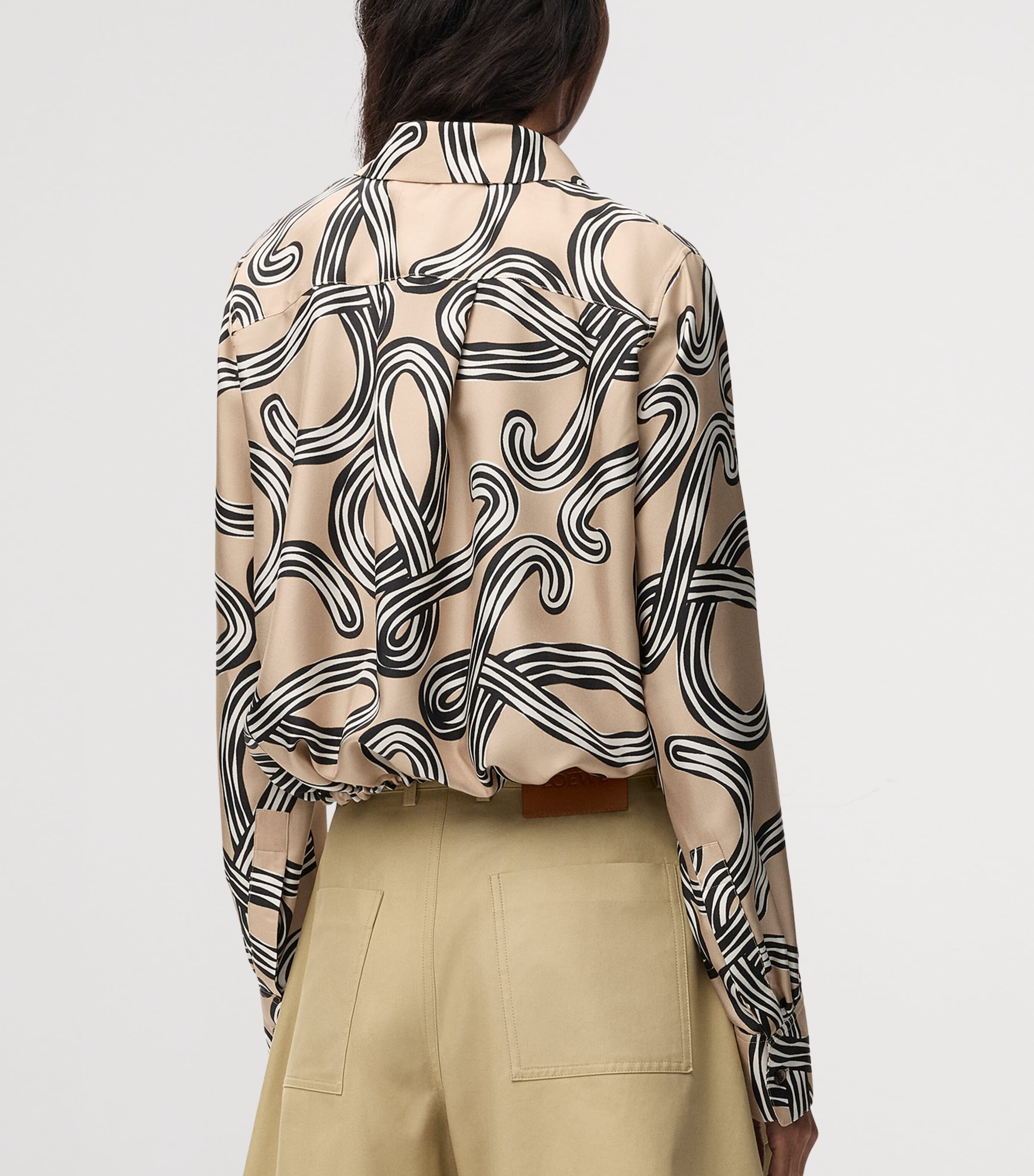 LOEWE Pink x Paula's Ibiza Silk Twill Blouse | Harrods US