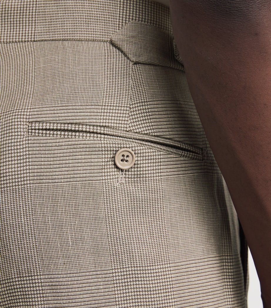 Linen-Silk Straight Trousers SUMMER SAND/ TRUFFLE Image 6