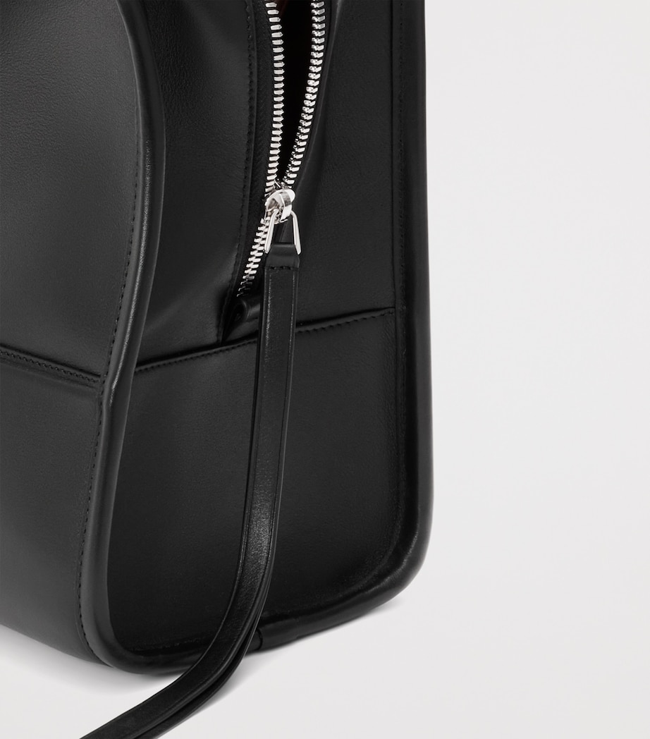 LOEWE Large Leather Amazona 180 Shoulder Bag Black Image 9