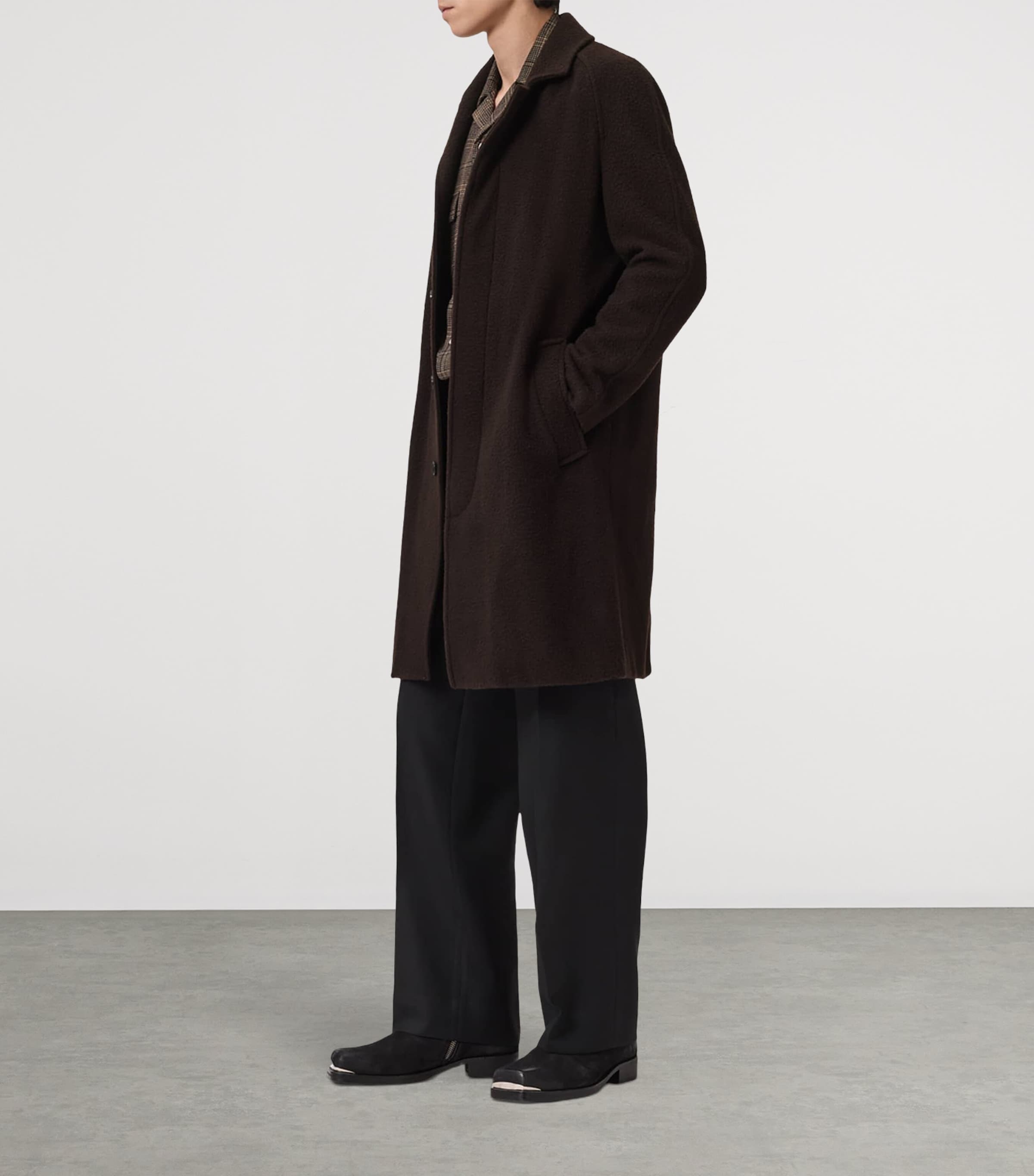 Wool-Blend Duke Overcoat BIRCH BROWN Image 3