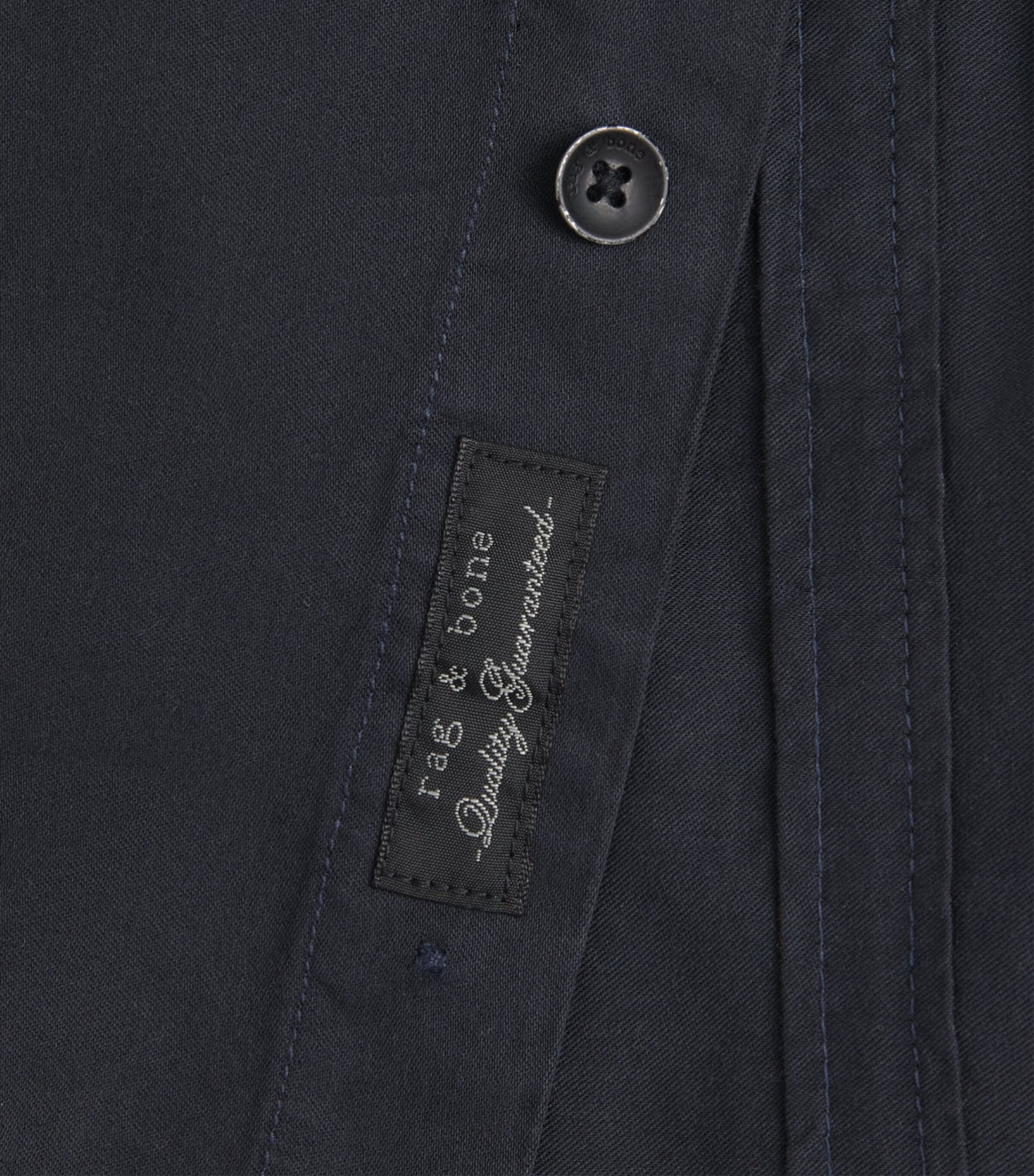 Rag & Bone Mens Cotton-Lyocell Tomlin Shirt Stel Blue Image 6