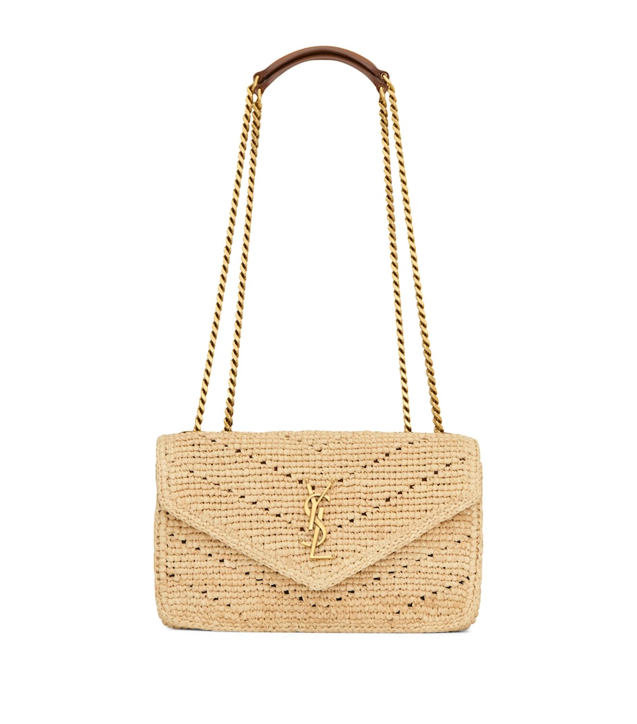 Saint Laurent Small Raffia Loulou Shoulder Bag Image 1