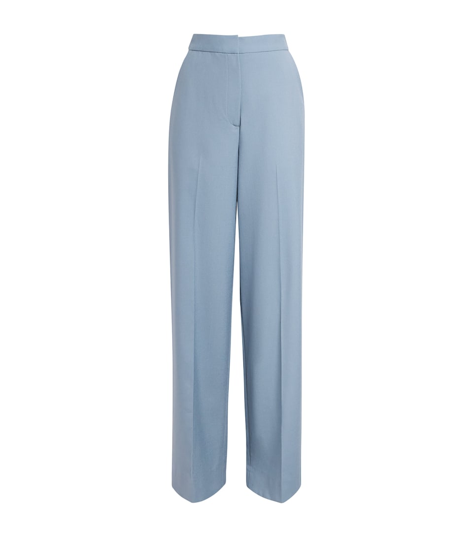Wool Wide-Leg Trousers
