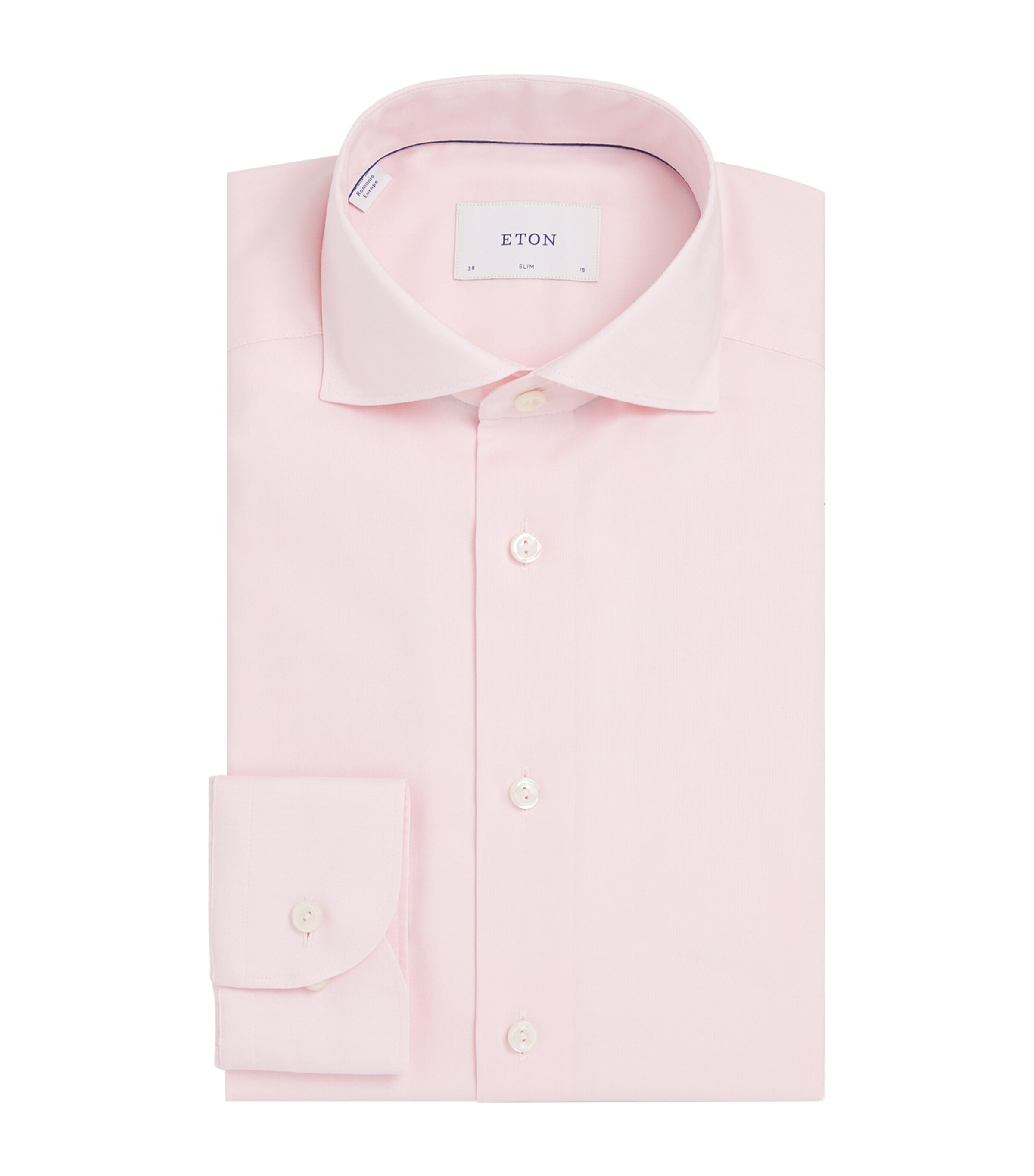 Cotton Signature Oxford Shirt PINK SOLID Image 1
