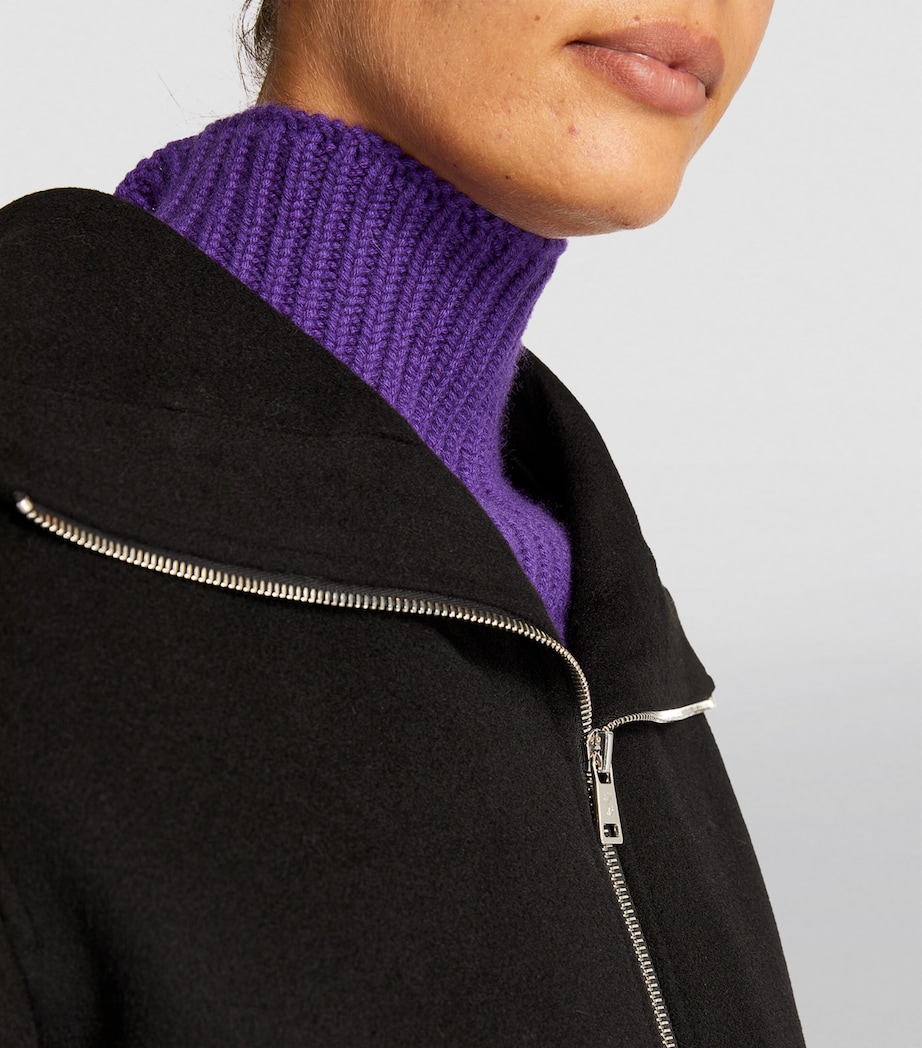 Fur-Collar Bomber Jacket C99 Image 5