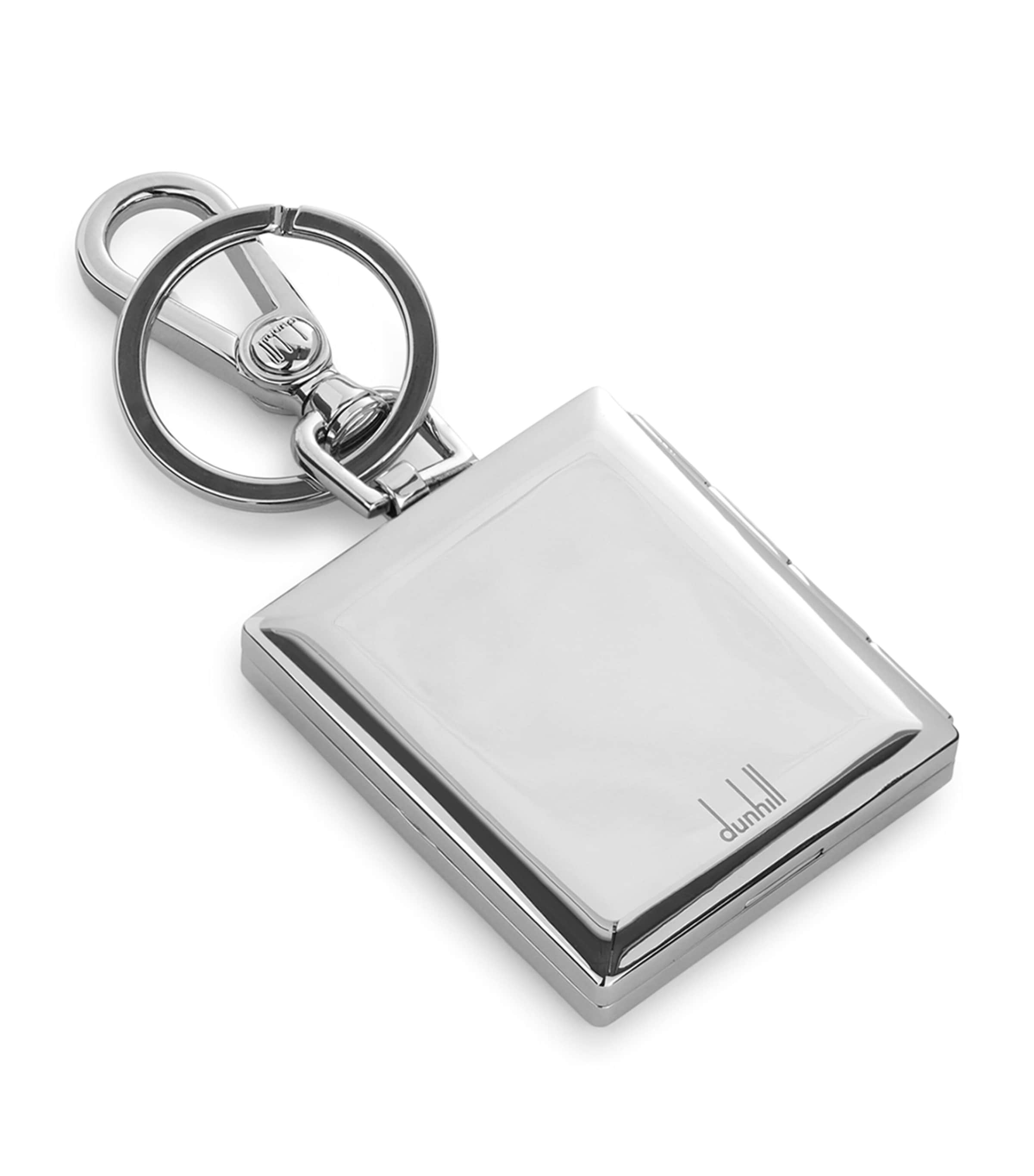 Dunhill Envelope Picture Frame Key Fob In Silver