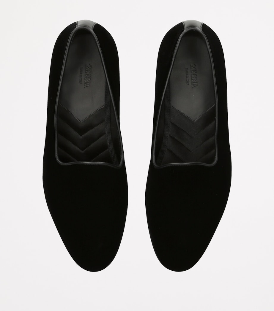 Velvet Gala Loafers BLACK Image 4