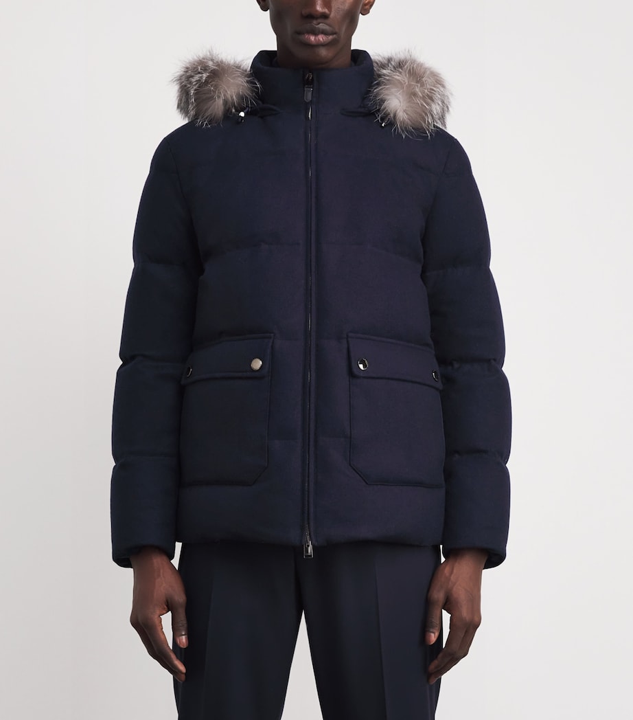 Cashmere Down Puffer Jacket 301 Image 3