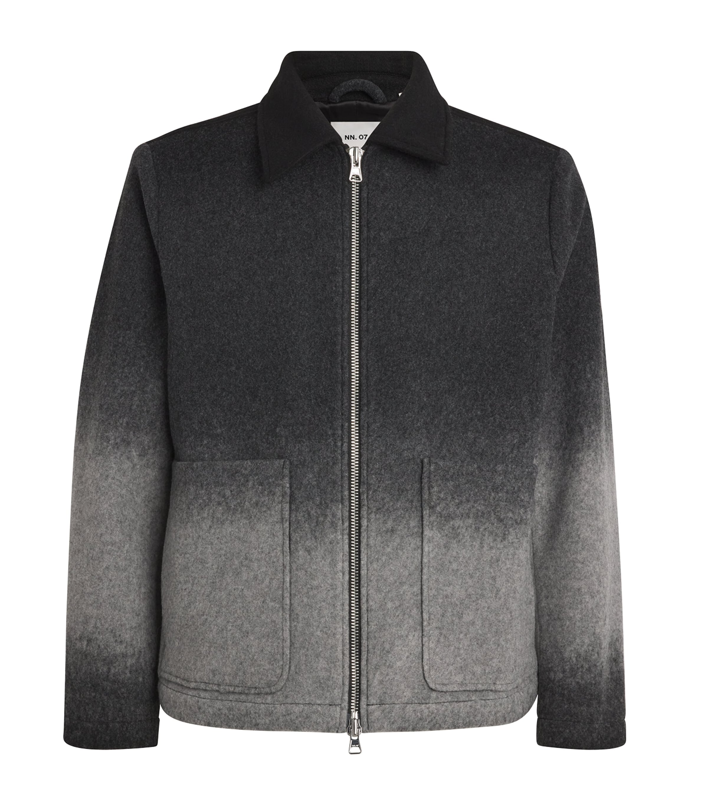 Nn07 Ombré Gael Bomber Jacket In Grey