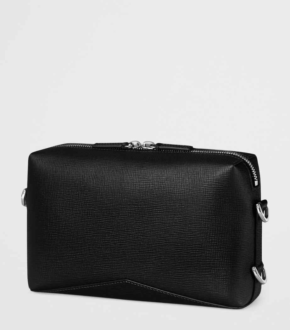 Cartier Leather Losange Cross-Body Bag Black Image 9