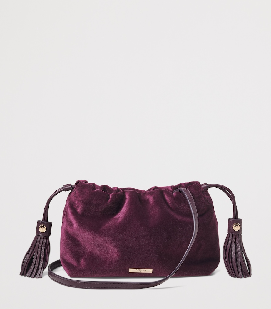 Velvet Freida Top-Handle Bag CASSIS Image 2