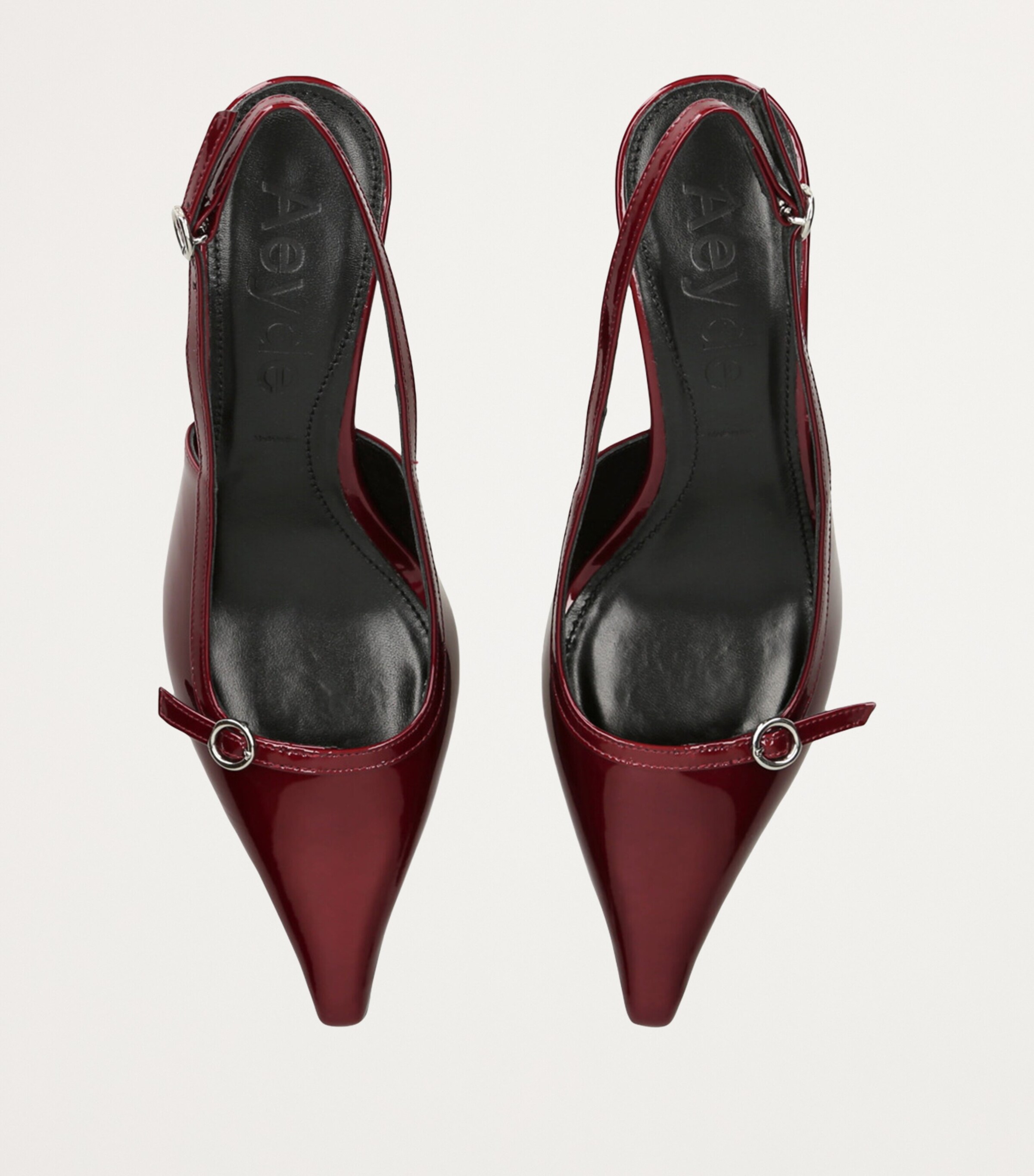 Patent Leather Saba Slingback Heels 55 RED/OTHER Image 6