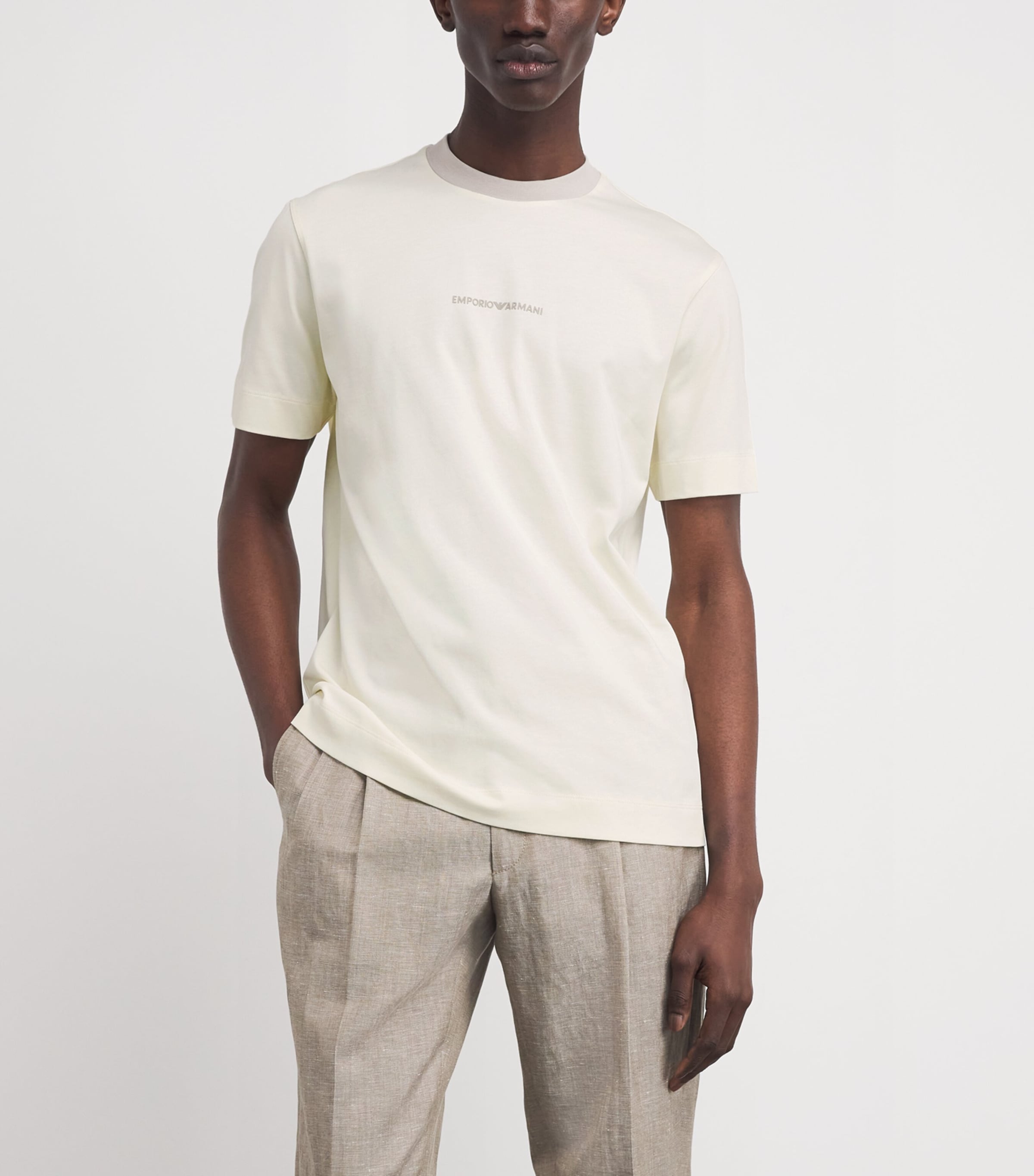 Cotton Logo T-Shirt U1055 Image 3