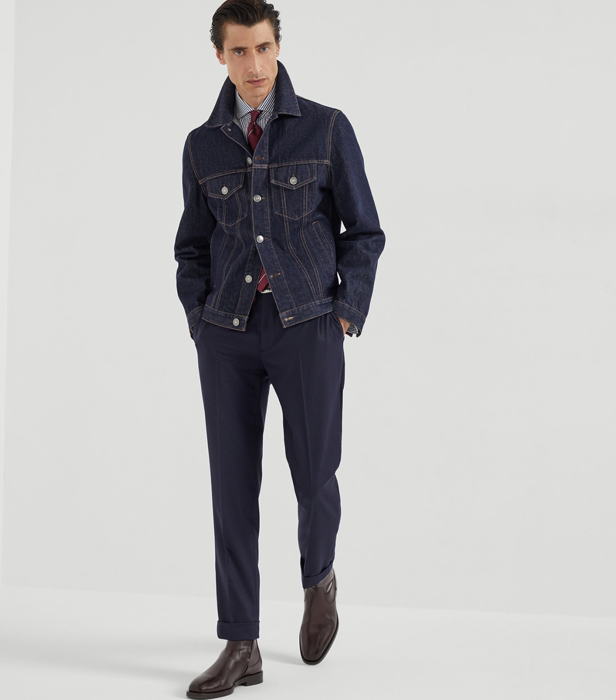 Cotton Stripe Shirt C003 Image 4