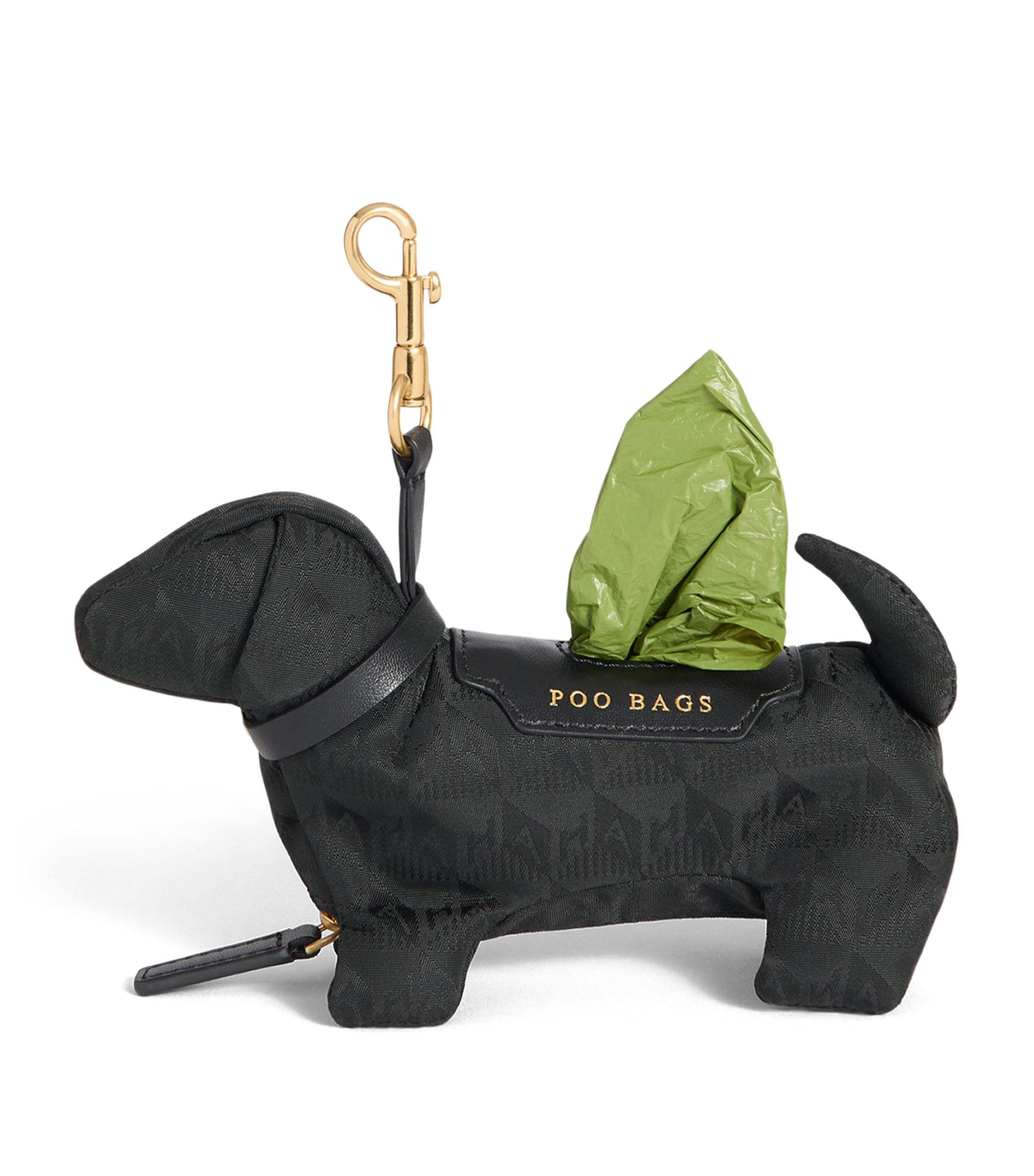 Logo Dog Bag Charm BLACK Image 1