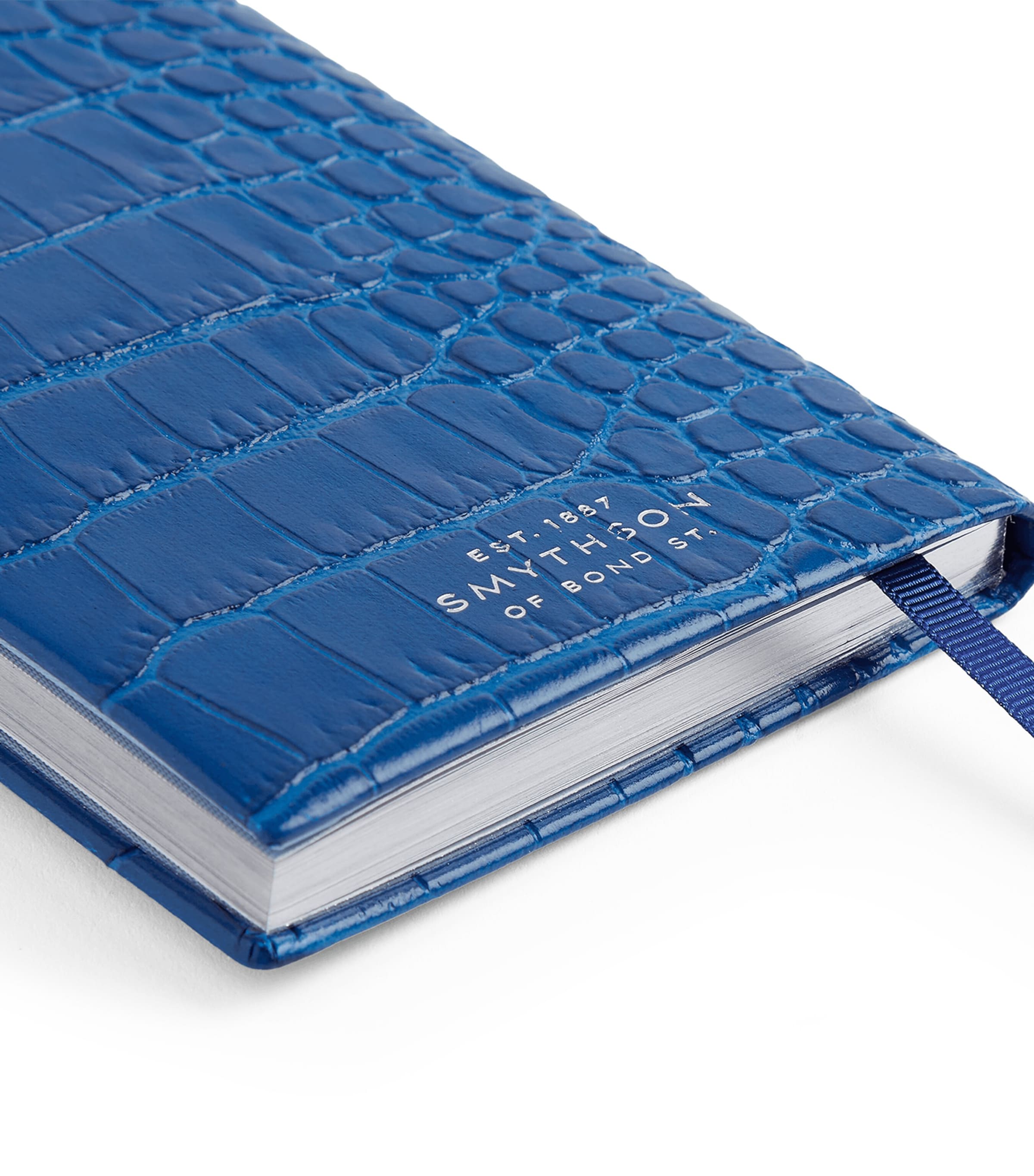 Smythson Leather Panama Weekly Diary 2027 Cerulean Image 6