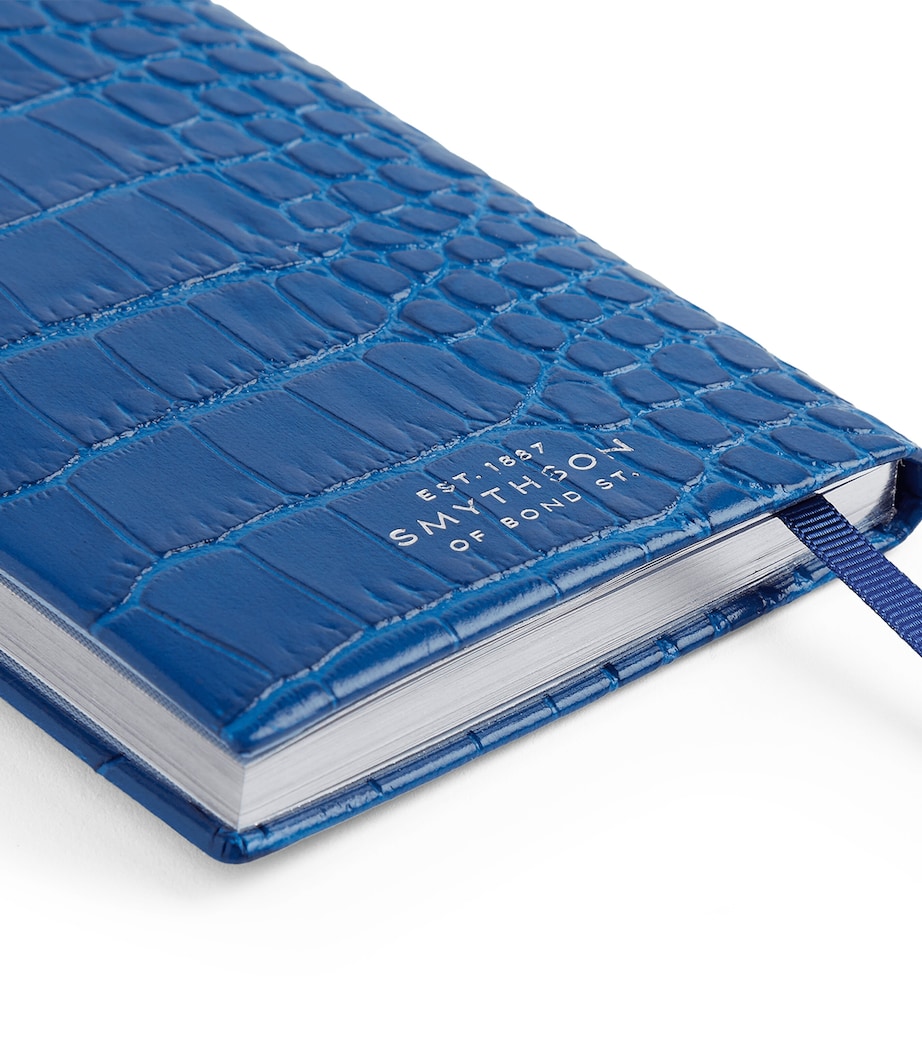 Smythson Leather Panama Weekly Diary 2027 Cerulean Image 6
