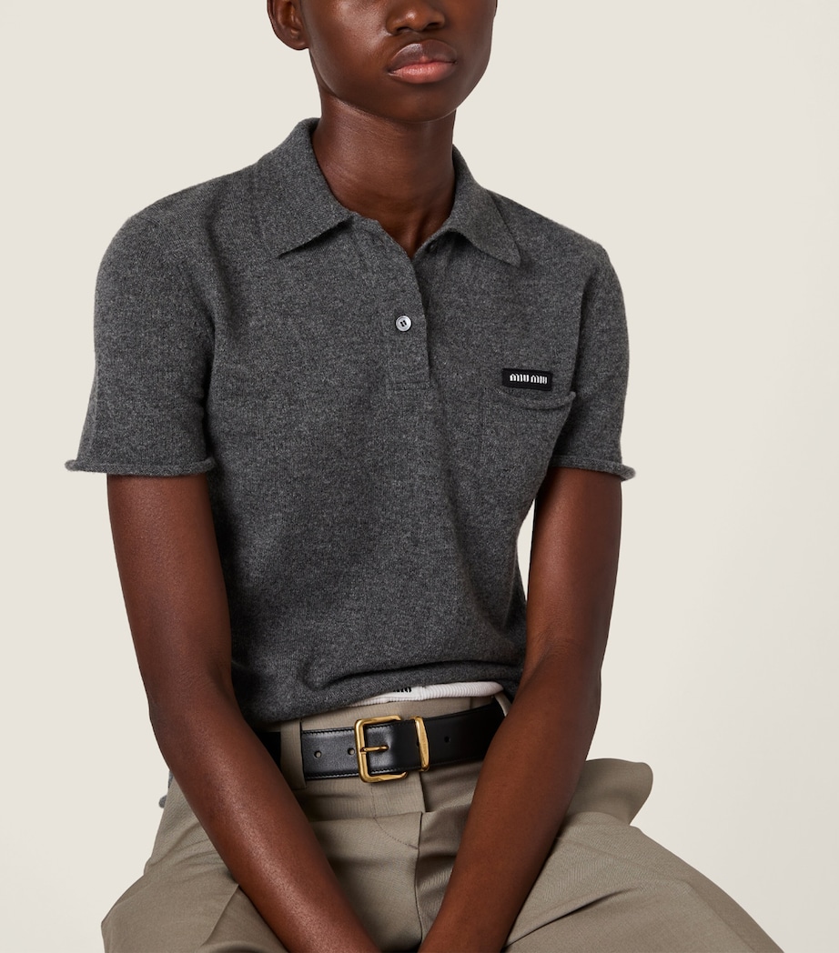 Cashmere Logo Polo Shirt F0480 Image 4