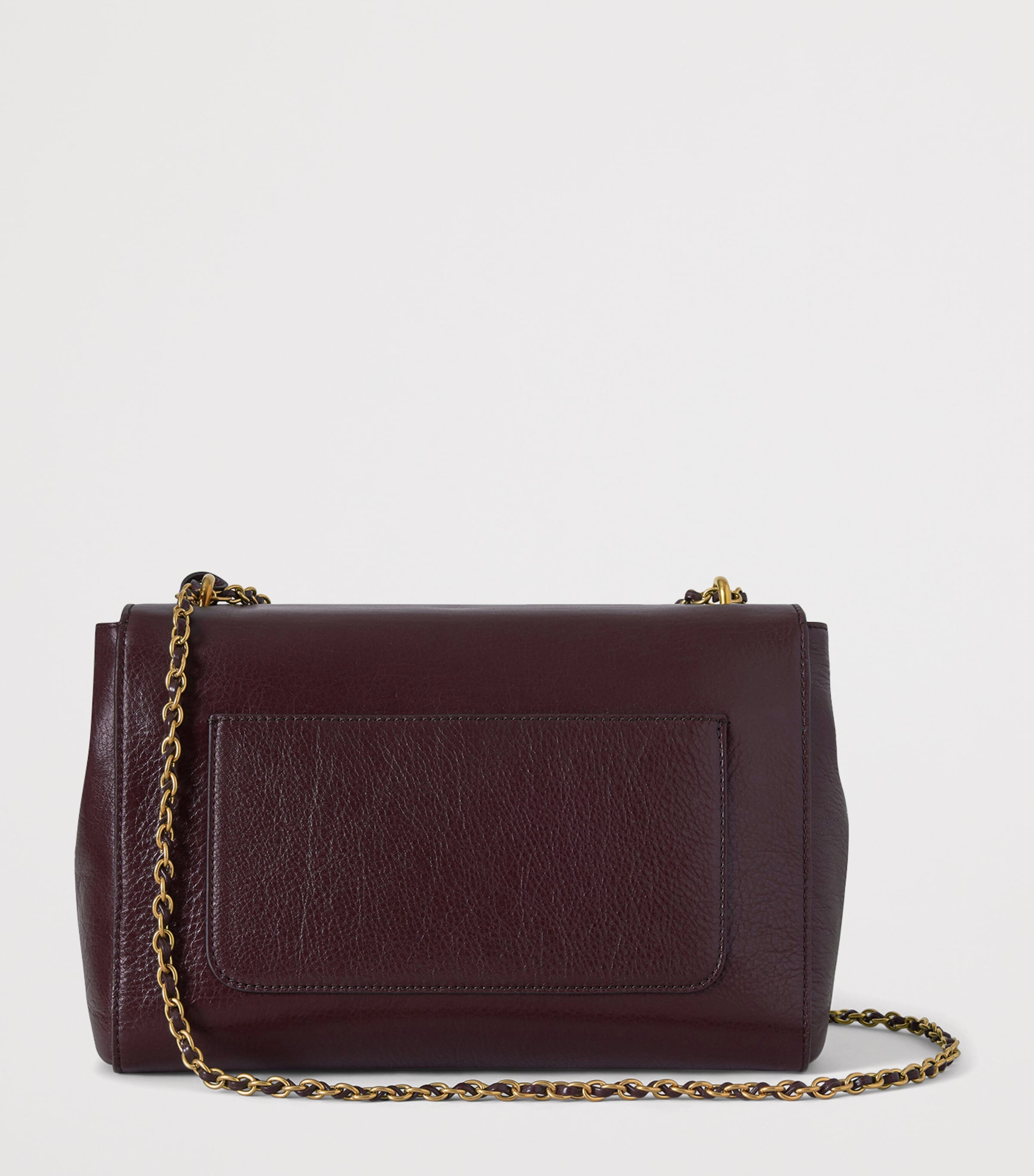 Mulberry Medium Leather Lily Shoulder Bag Oxblood Image 2