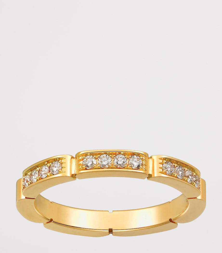 Cartier Yellow Gold and Diamond Maillon Panthère Wedding Band Yellow Gold Image 5