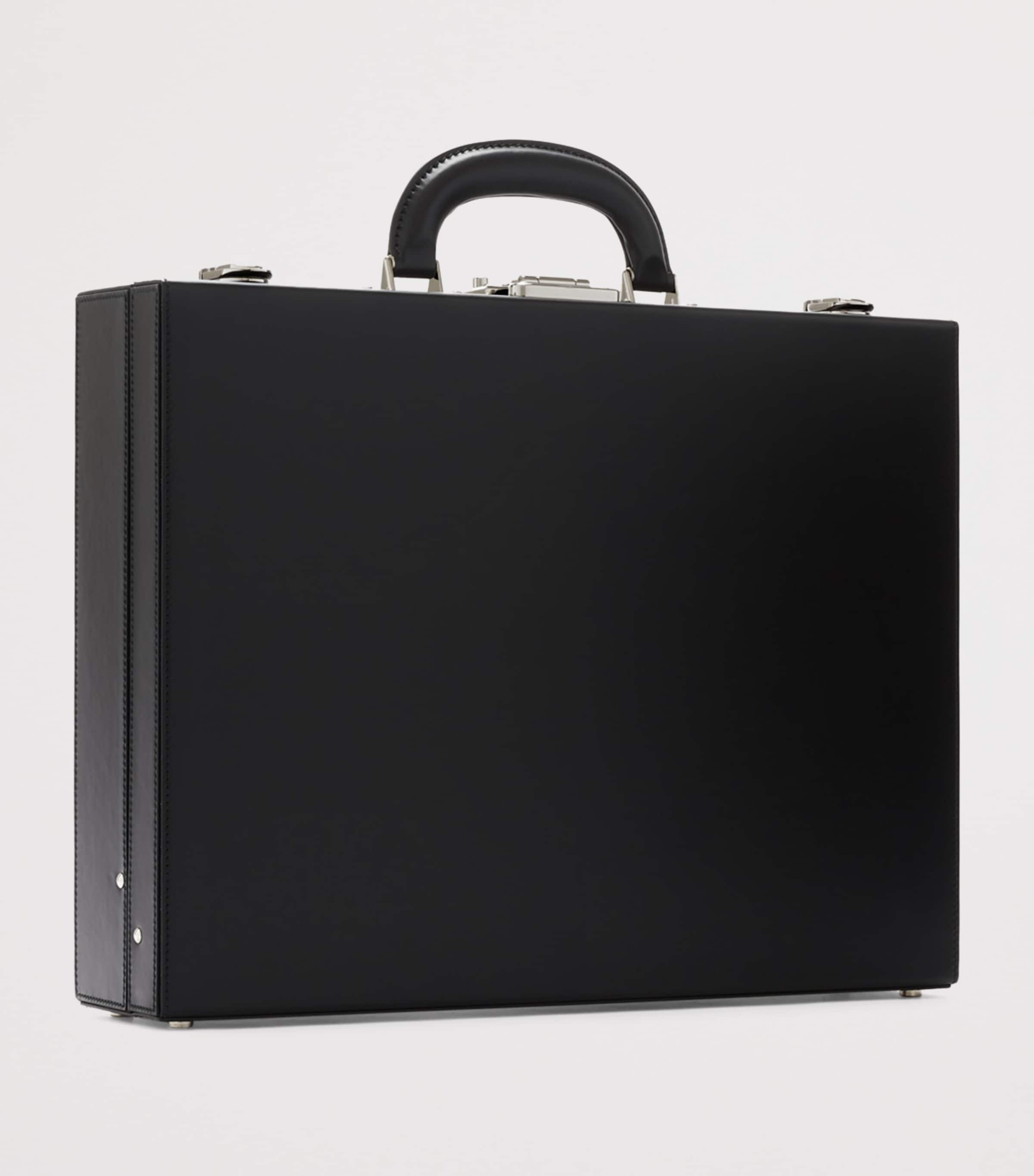 Swaine Leather New Bond Briefcase Black Image 2