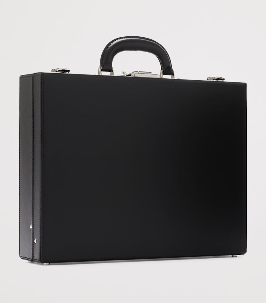 Swaine Leather New Bond Briefcase Black Image 2