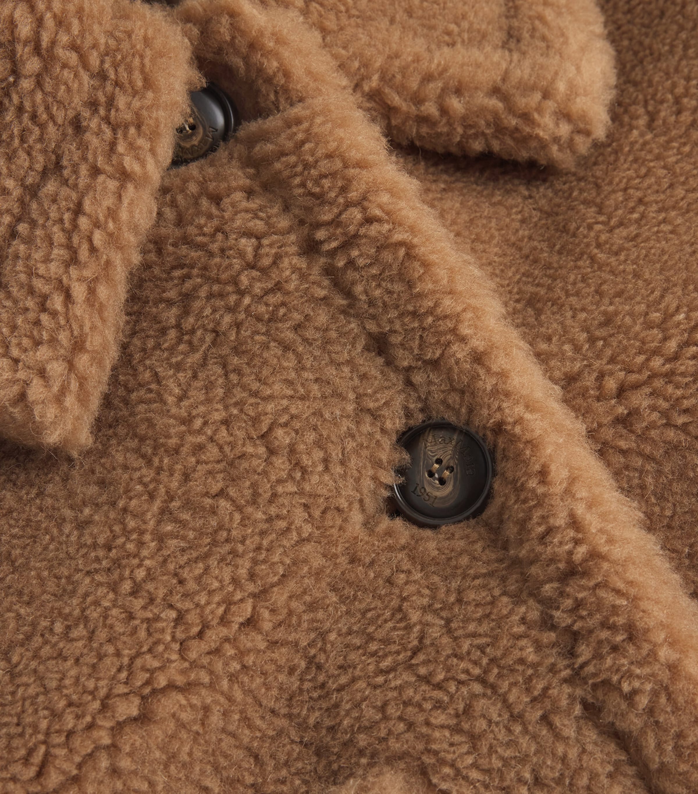 Wool-SIlk Cape Coat CAMEL Image 5