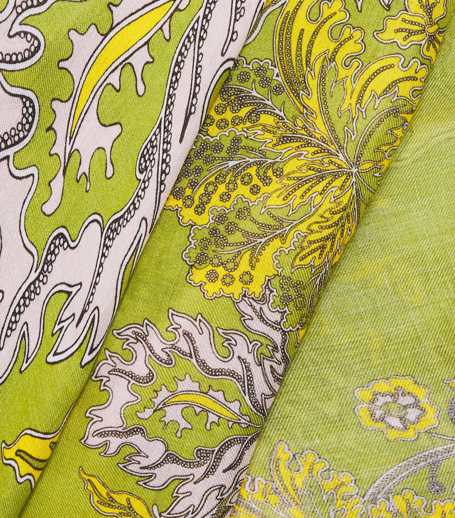 La Doublej Printed Scarf Swathe Placée Image 4