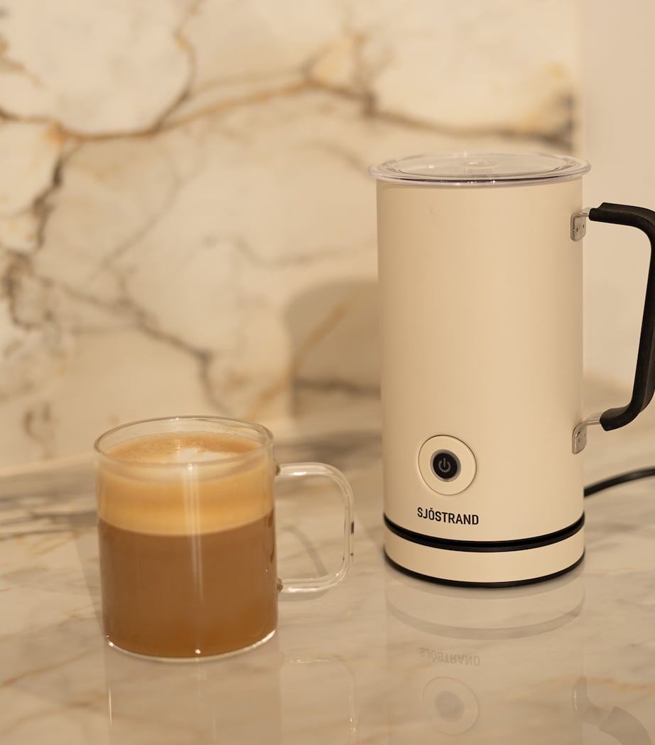 Stainless Steel Milk Frother (300ml) BEIGE Image 4