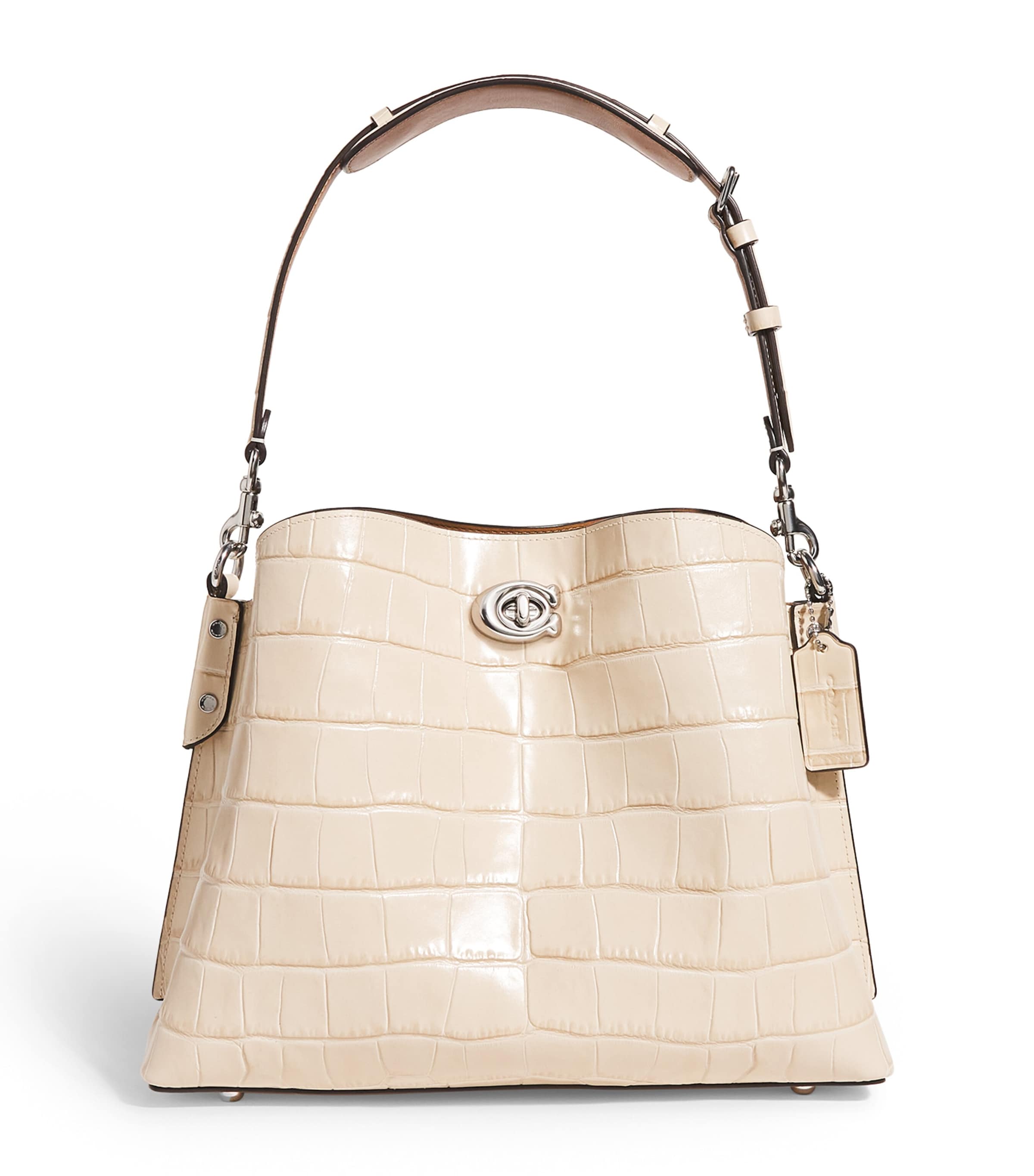 Coach Leather Willow Bucket Bag In Ivory