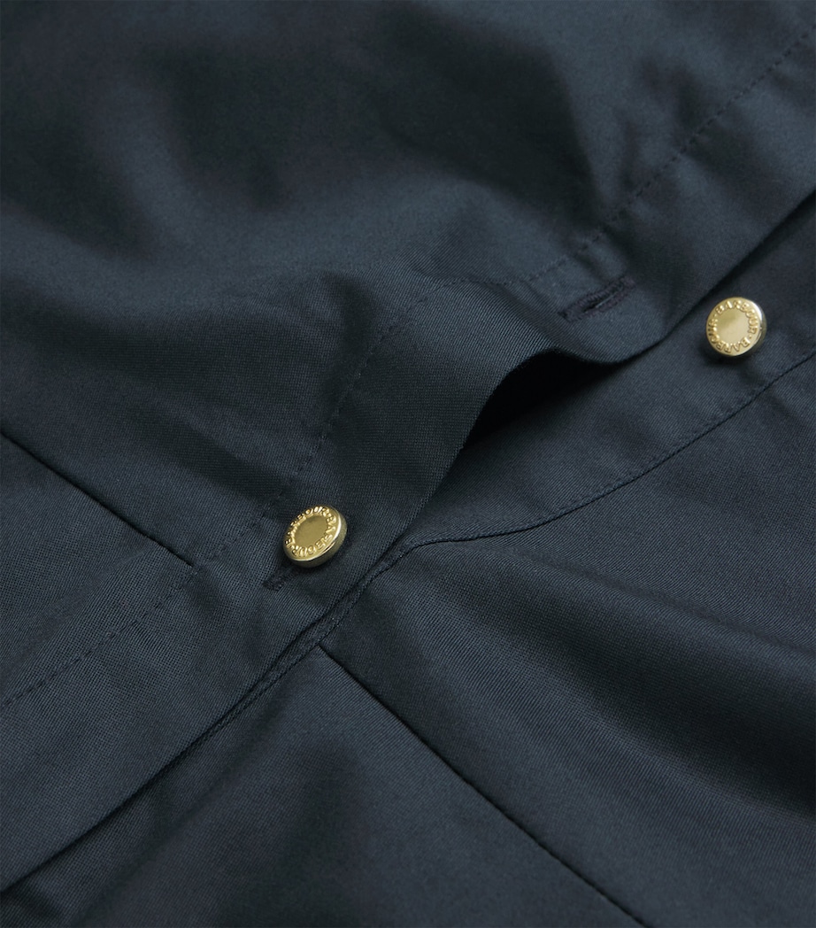 Waxed Saffron Midi Dress DARK NAVY Image 5