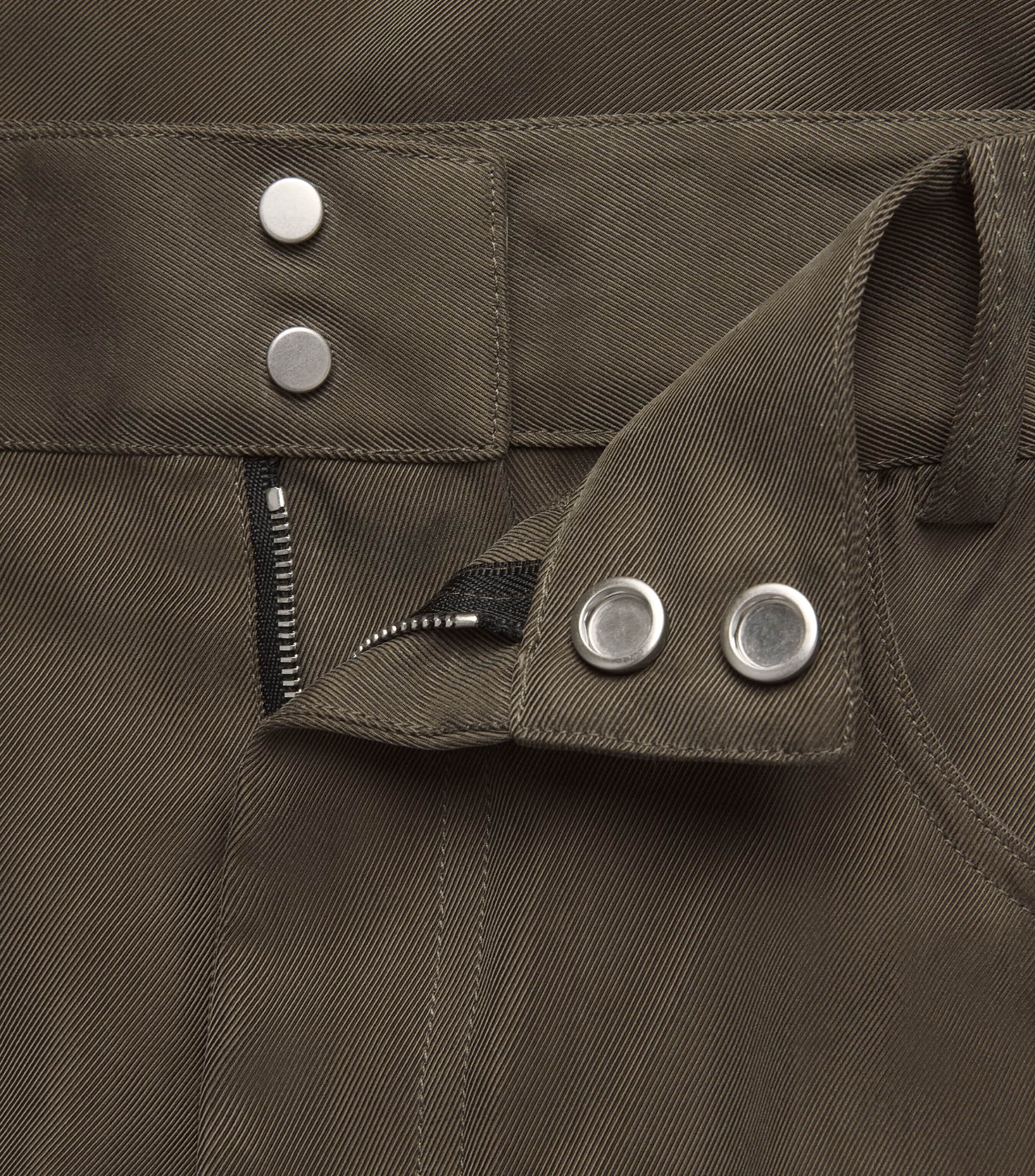 Twill Straight Trousers KHAKI 680 Image 5
