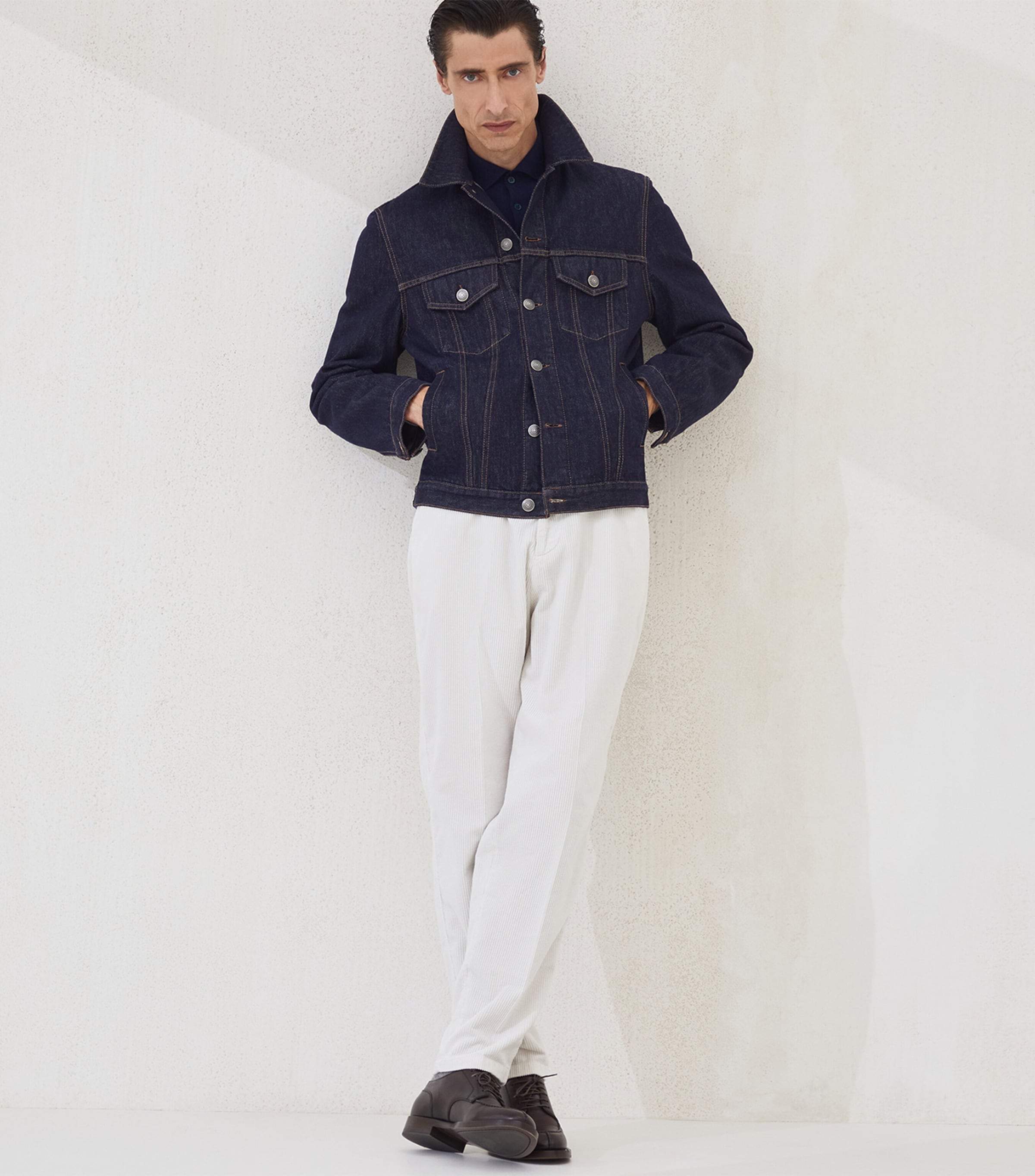 Cashmere Polo Shirt CW425 Image 4