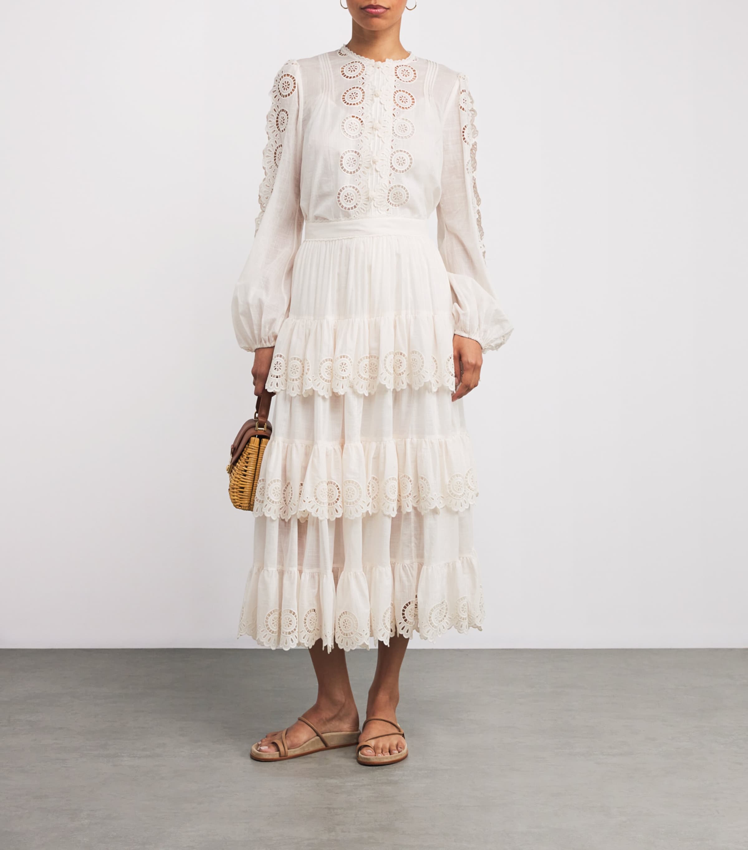 Broderie Anglaise Lucky Blouse IVO/IVORY Image 2