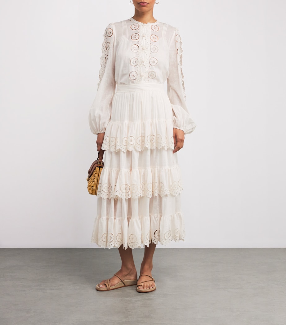 Broderie Anglaise Lucky Blouse IVO/IVORY Image 2