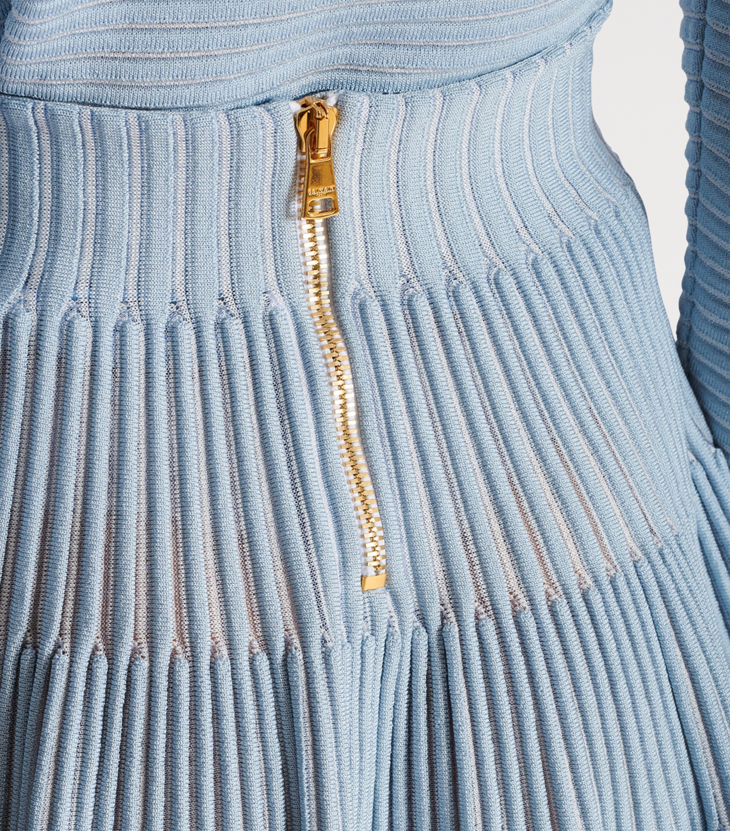 Knit Mini Skirt SOM BLEU/BLANC Image 7