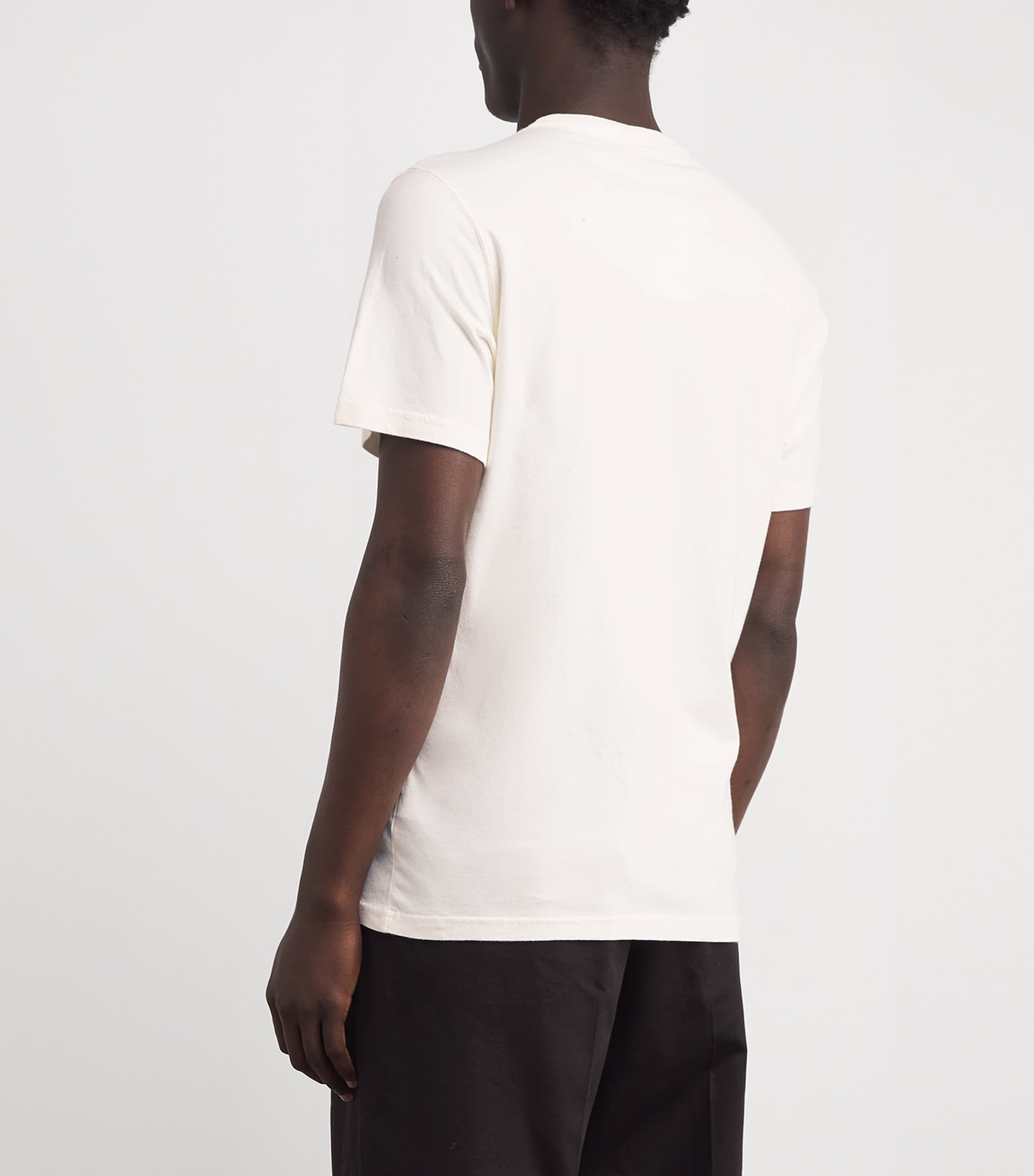 Barbour Mens Cotton Stripe Newsham T-shirt Whisper Image 4