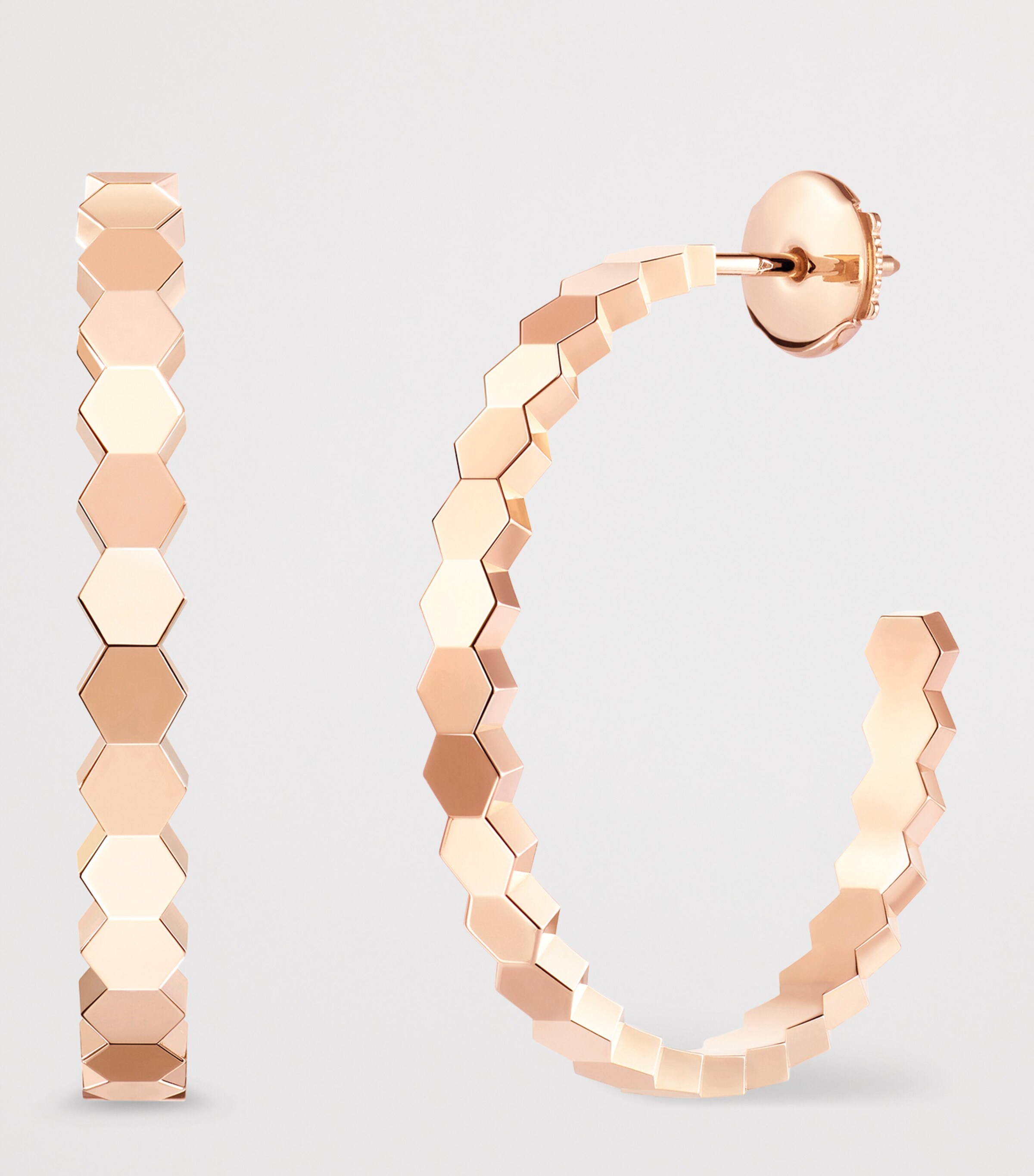 Rose Gold Bee de Chaumet Hoop Earrings PINK GOLD Image 2