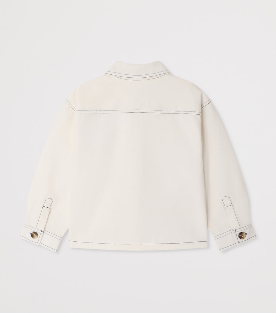 Larity Denim Jacket (4-14 Years) ECRU Image 2