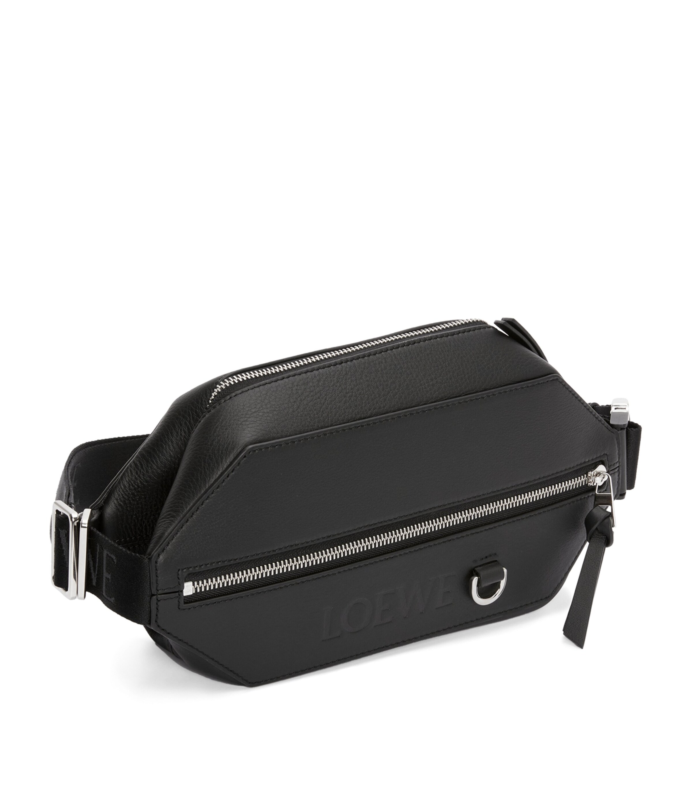 Leather Convertible Belt Bag BLACK Image 2