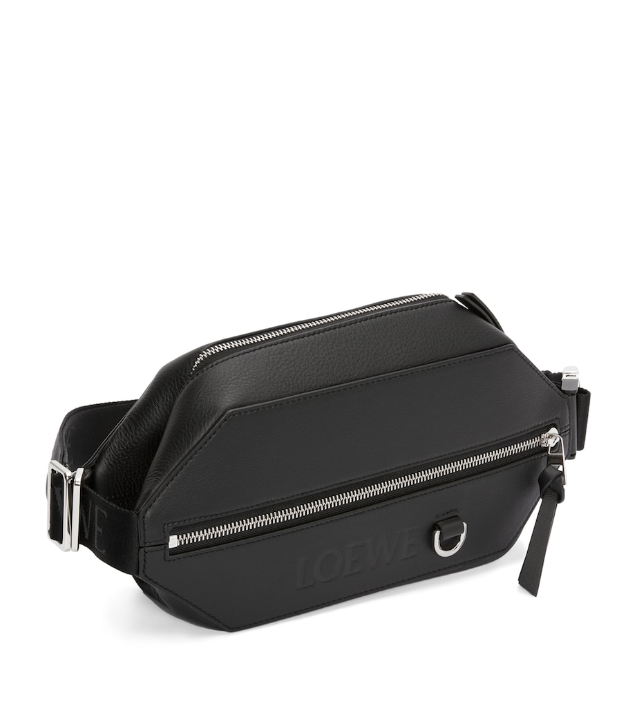 Leather Convertible Belt Bag BLACK Image 2