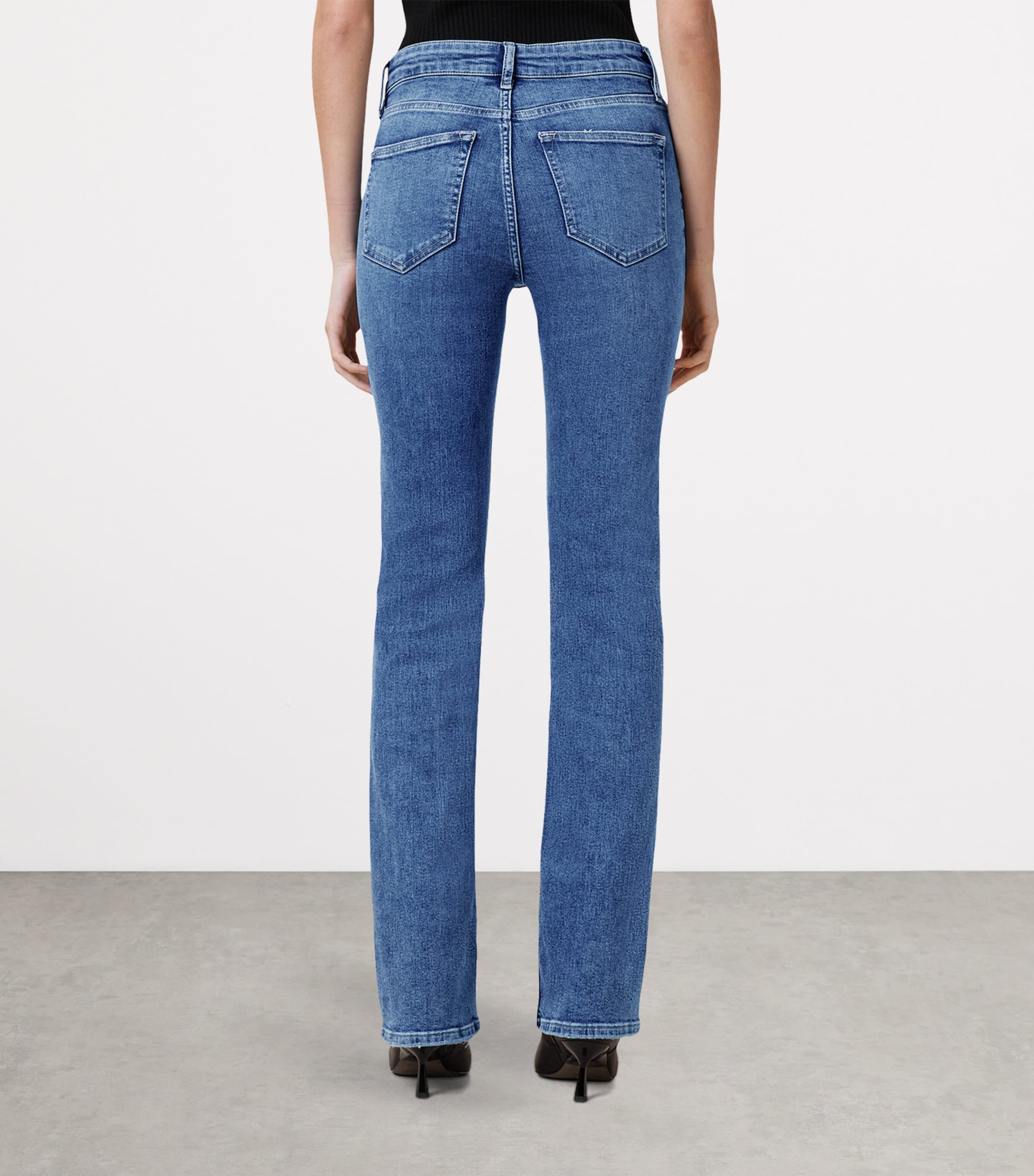 Haldan Slim Bootcut Jeans MID INDIGO Image 6
