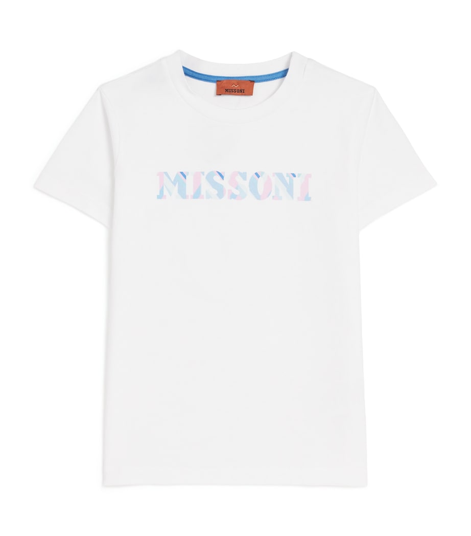 Missoni Kids Cotton Logo T-Shirt (4-14 Years) Image 1