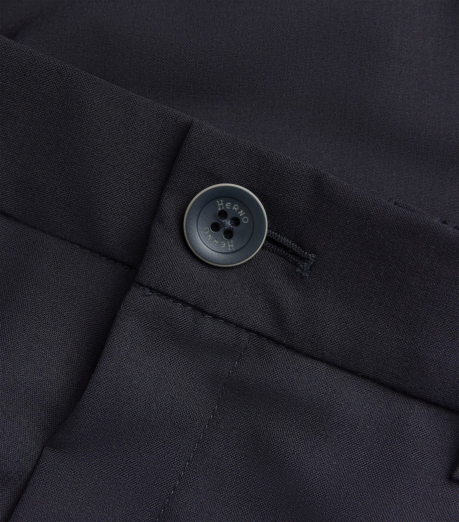 Technical Half-Elasticated Trousers 9200 BLU Image 5