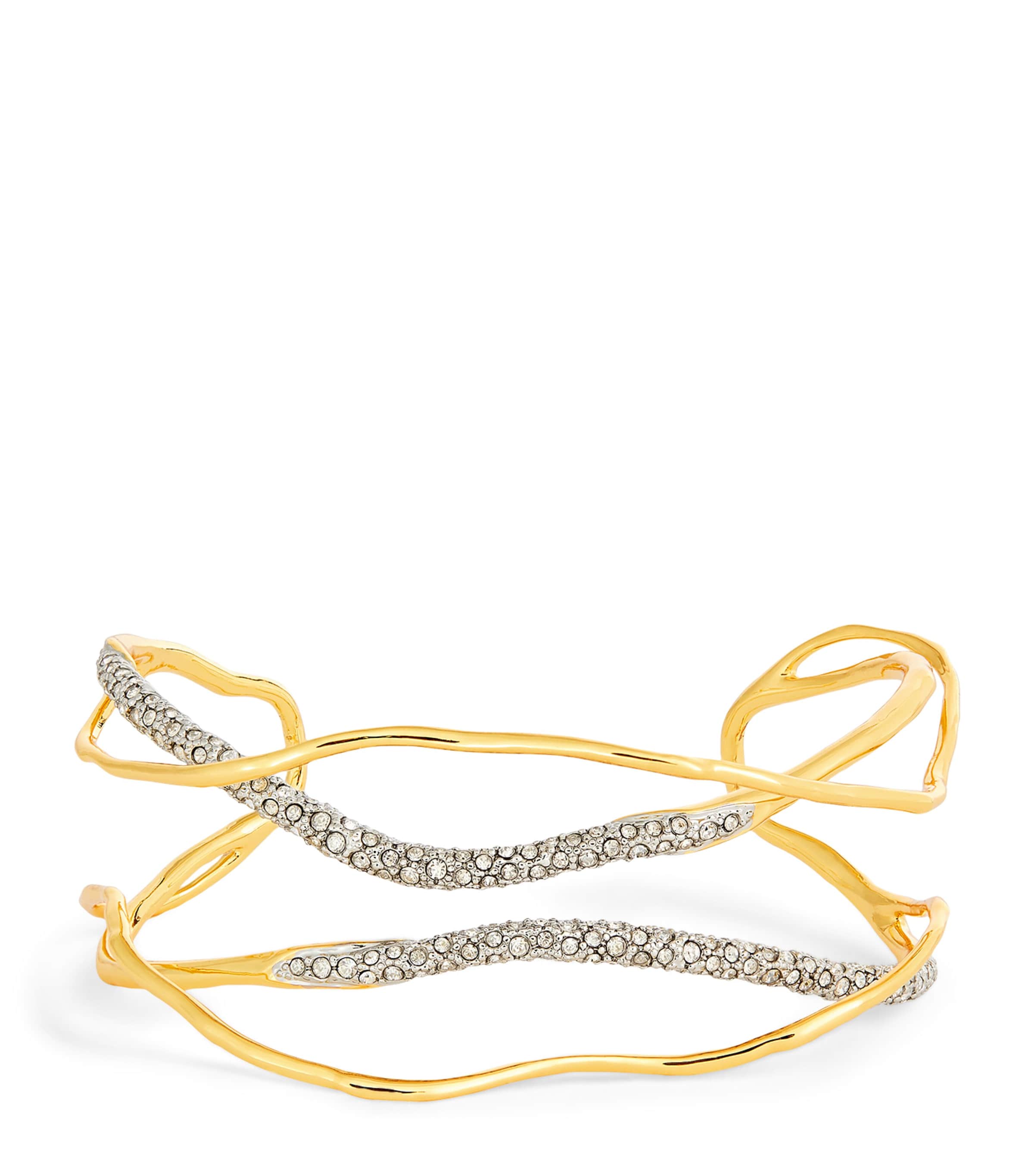 Alexis Bittar Gold-plated Solanales Cuff In Gold