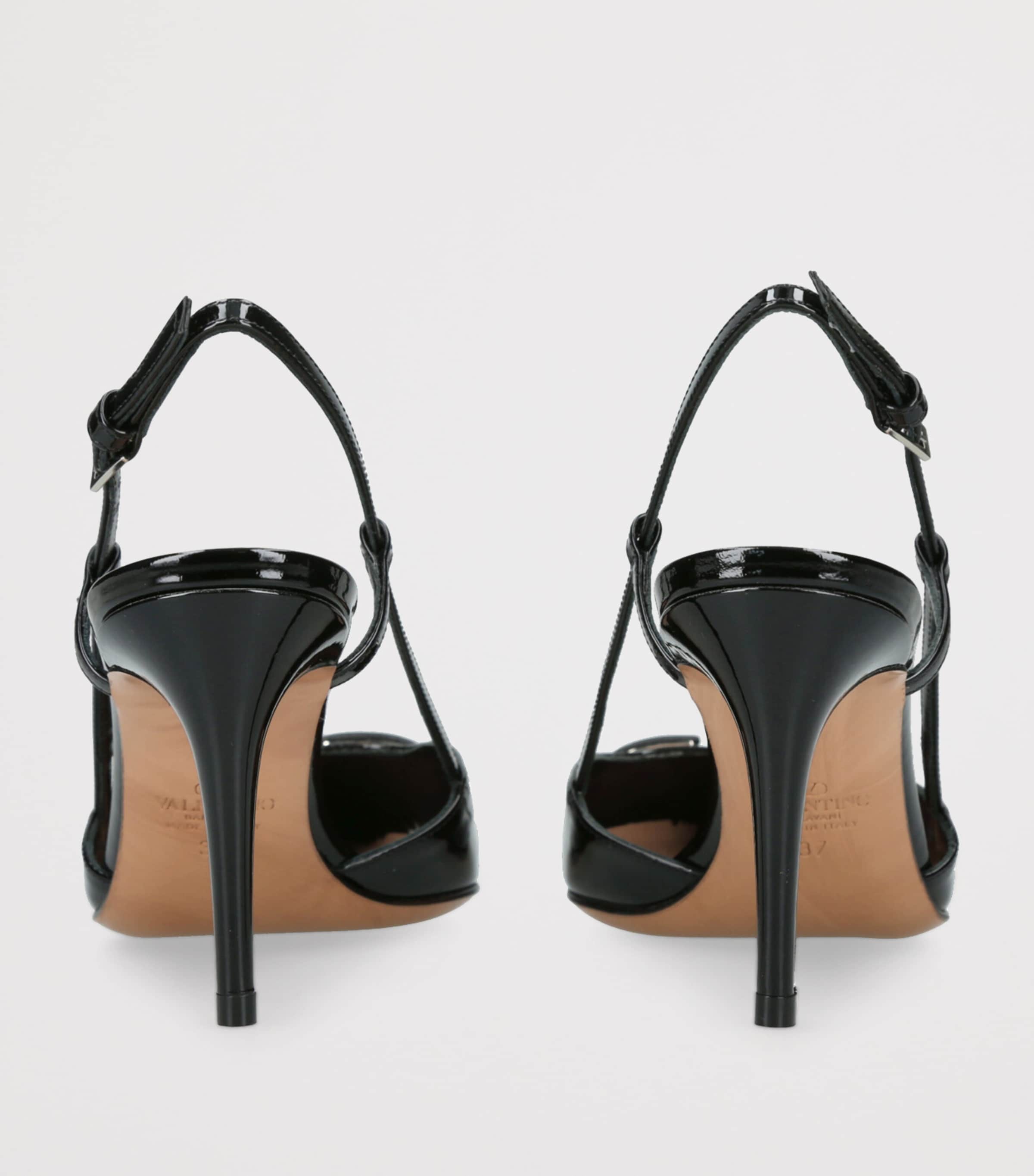 VLogo Slingback Pumps 80 BLACK/COMB Image 2
