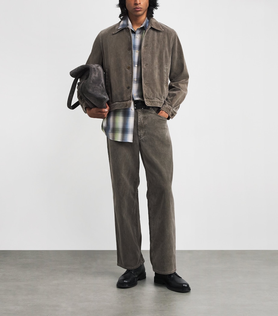 Wool Check Shirt BLUE GREEN CHECK Image 2