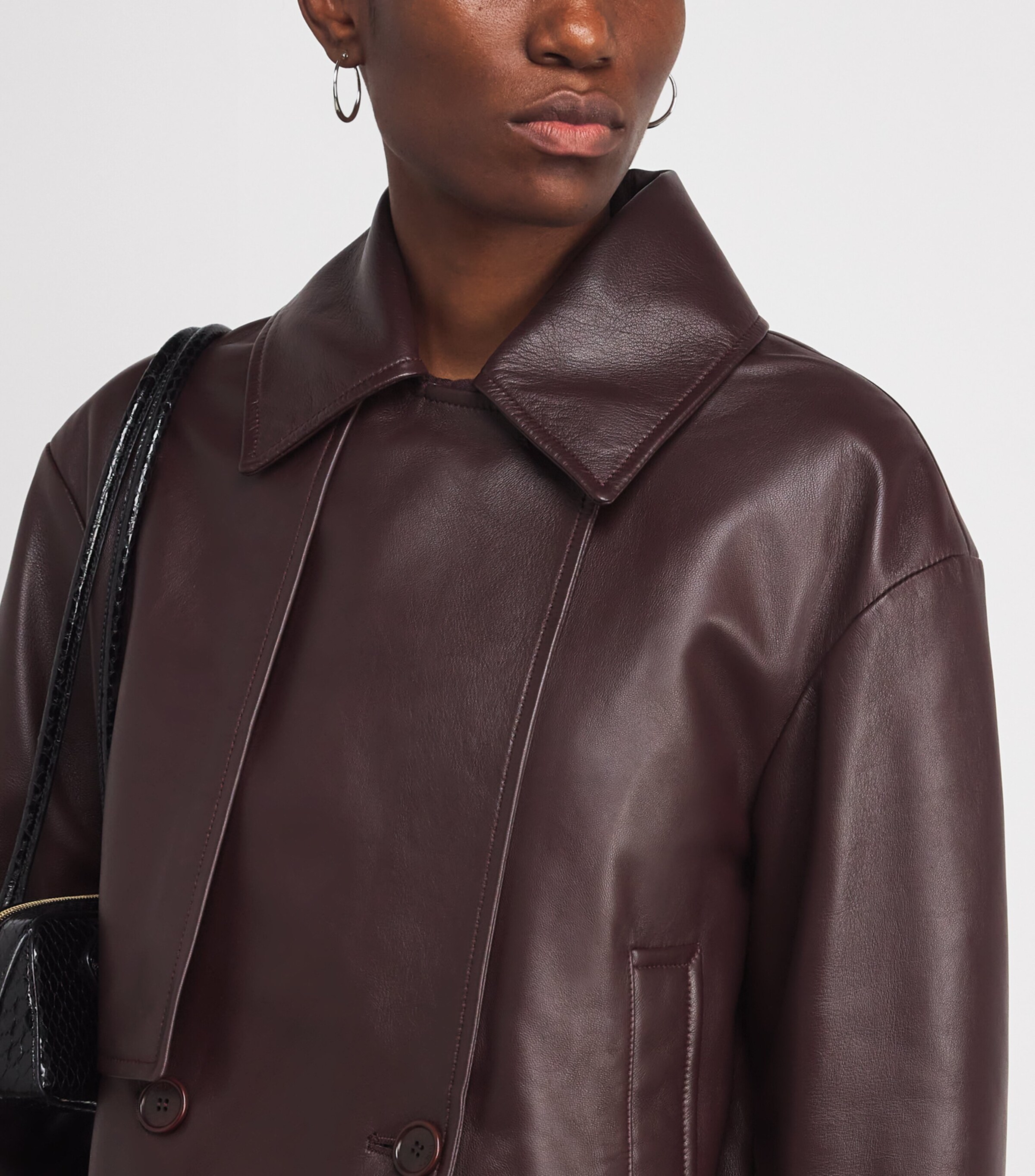 Blaise Leather Jacket MARASCHINO Image 6